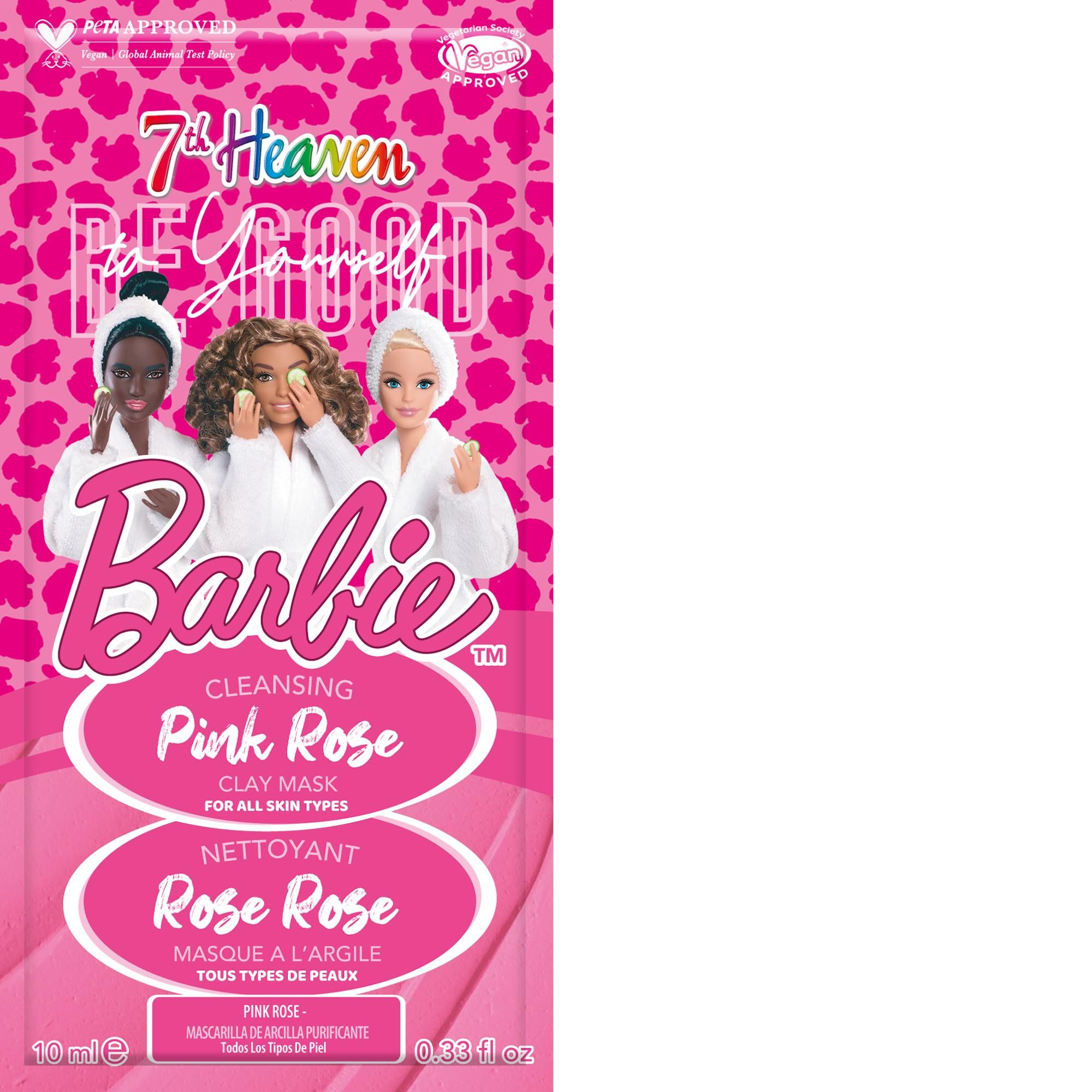 Barbie Clay Mask Pink Rose