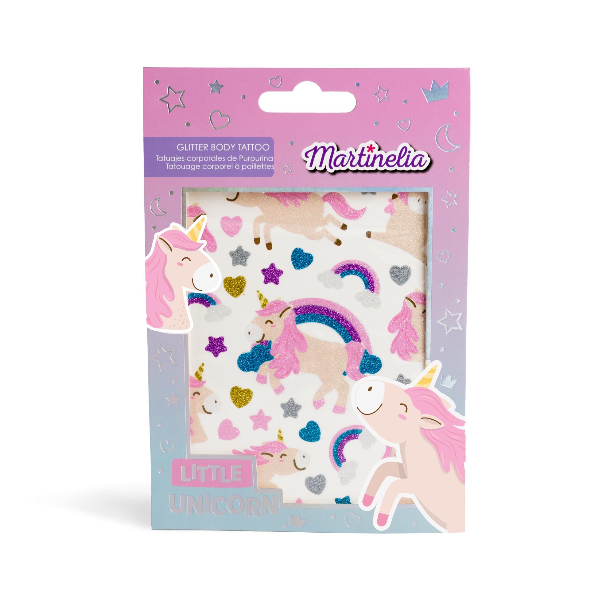 Unicorn glitter tattoo