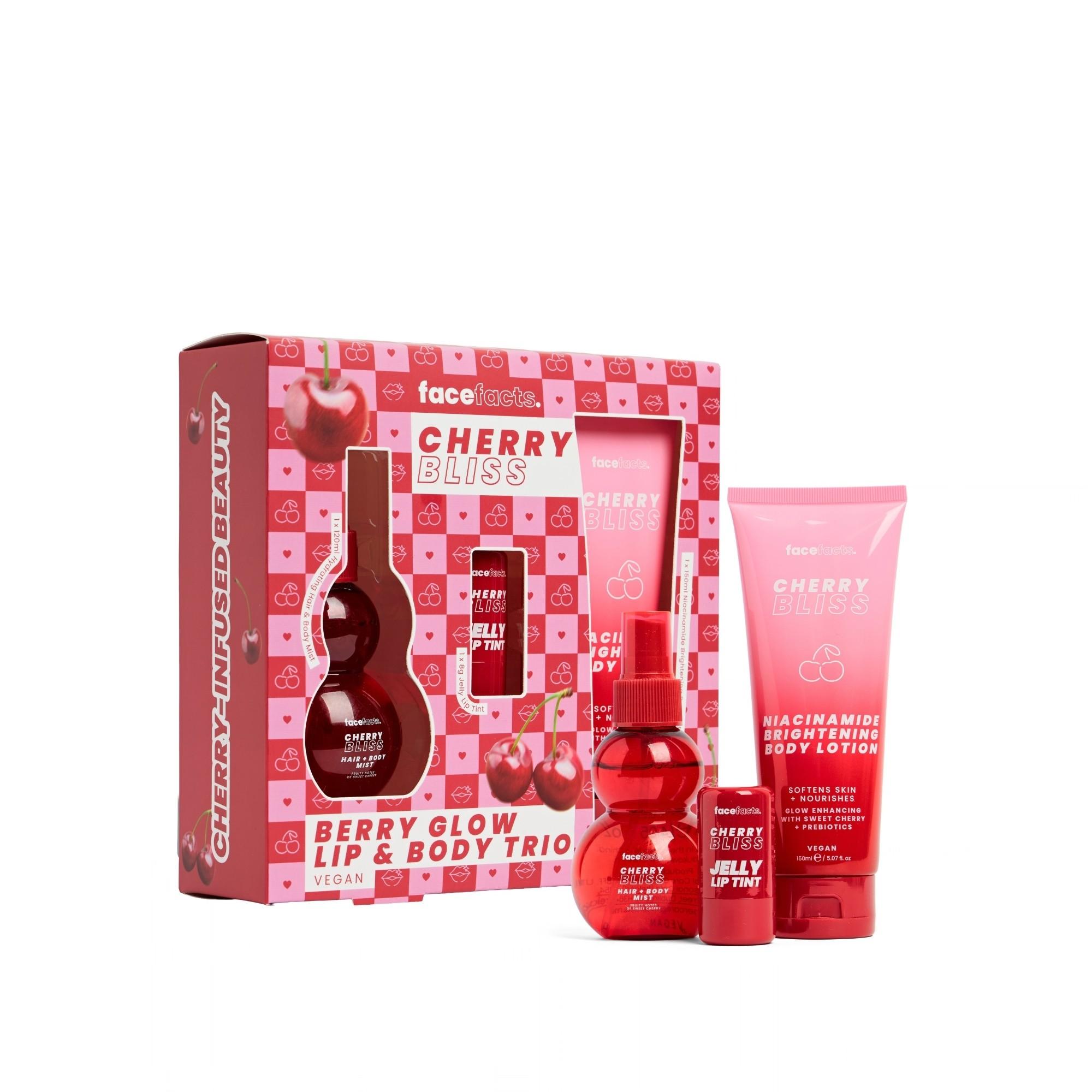 Cherry Bliss Berry Glow Lippen & Lichaam Geschenkset