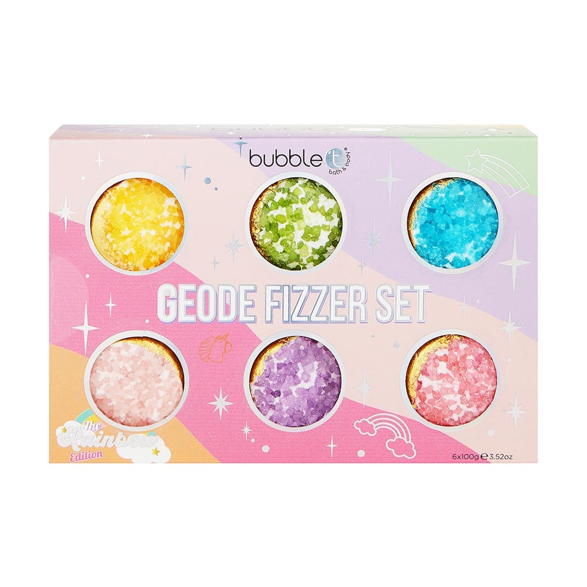 Gift Set Rainbow Geode Fizzer Set
