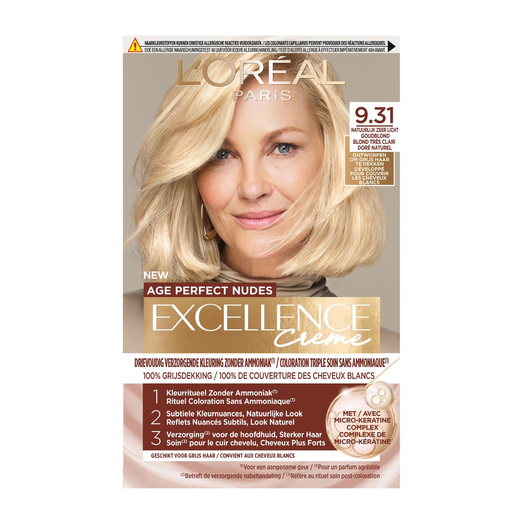 Excellence Crème 9.31 - Blond très Clair Doré Naturel