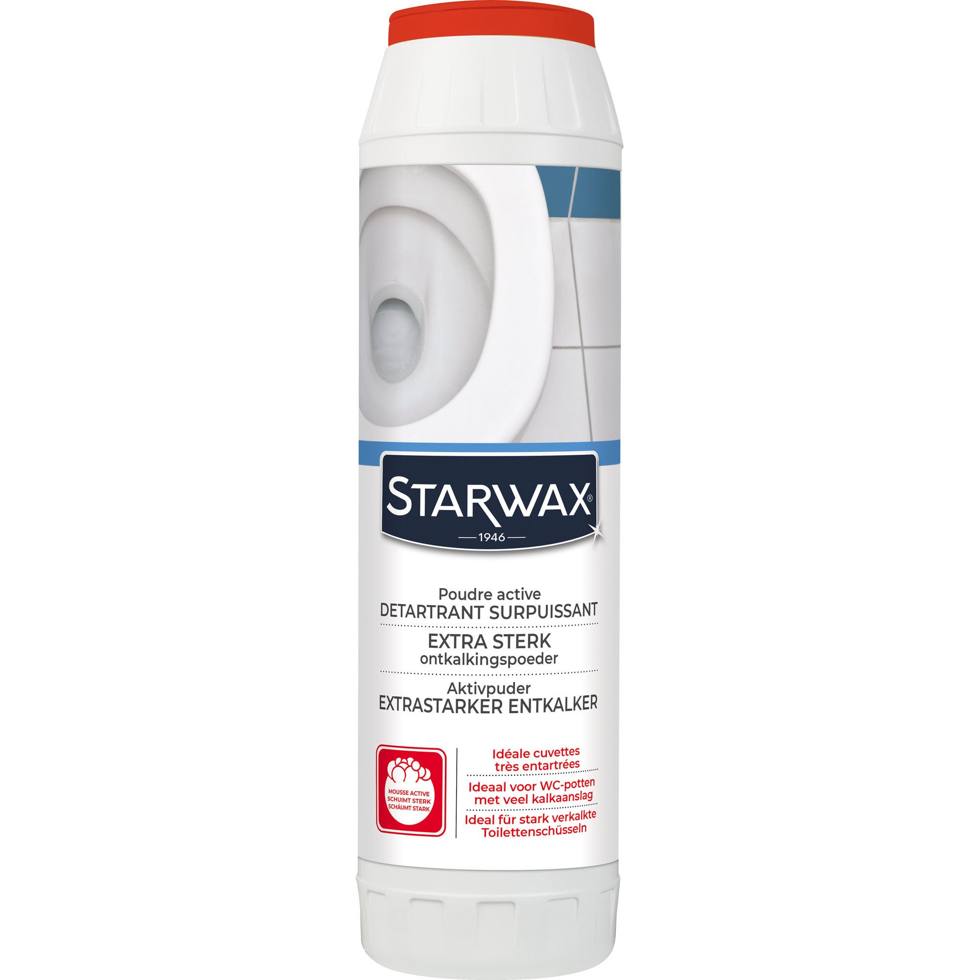 Starwax - Gel détartrant WC super puissant + Poudre détartrante WC super  puissant 