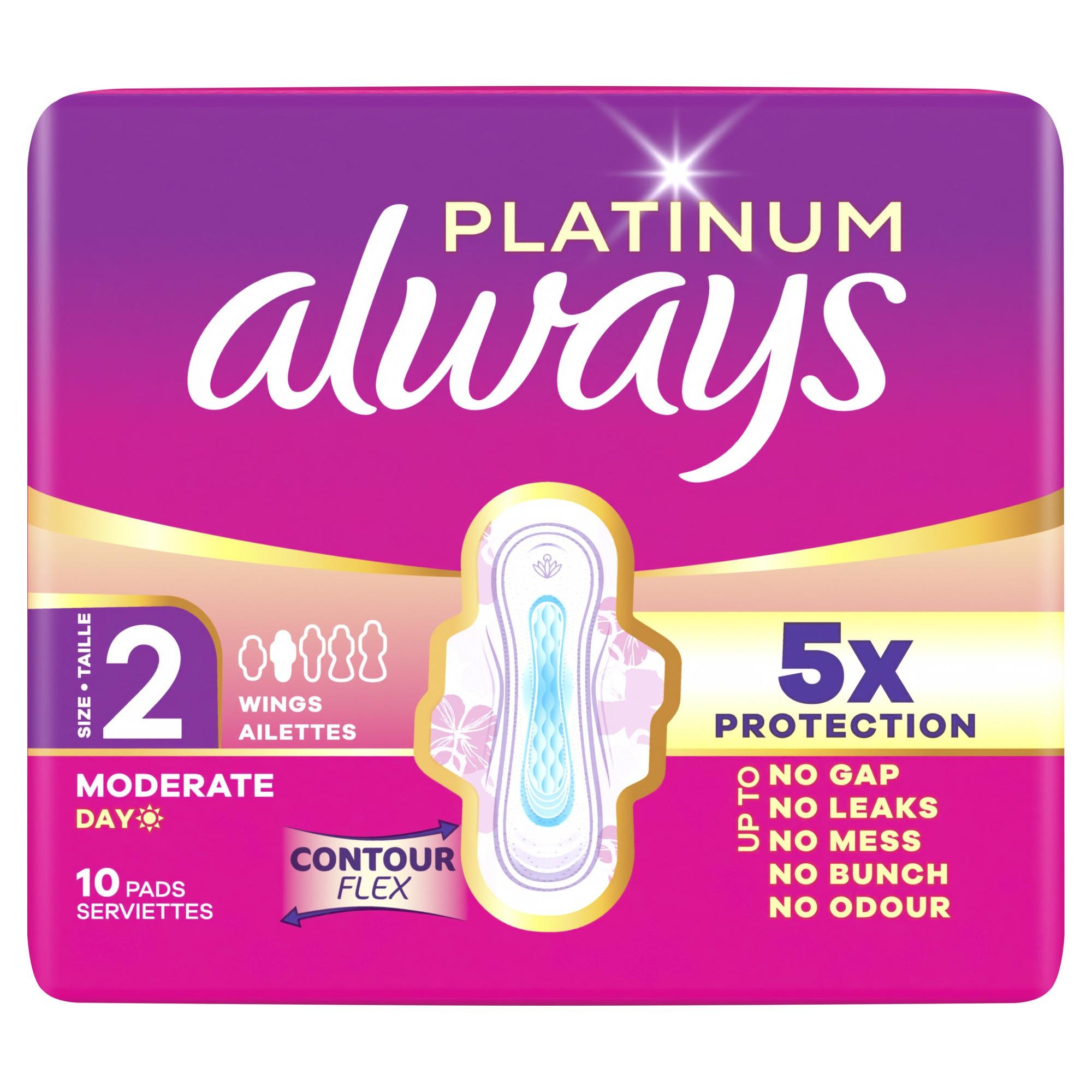 Platinum Long Maandverband - 10 st