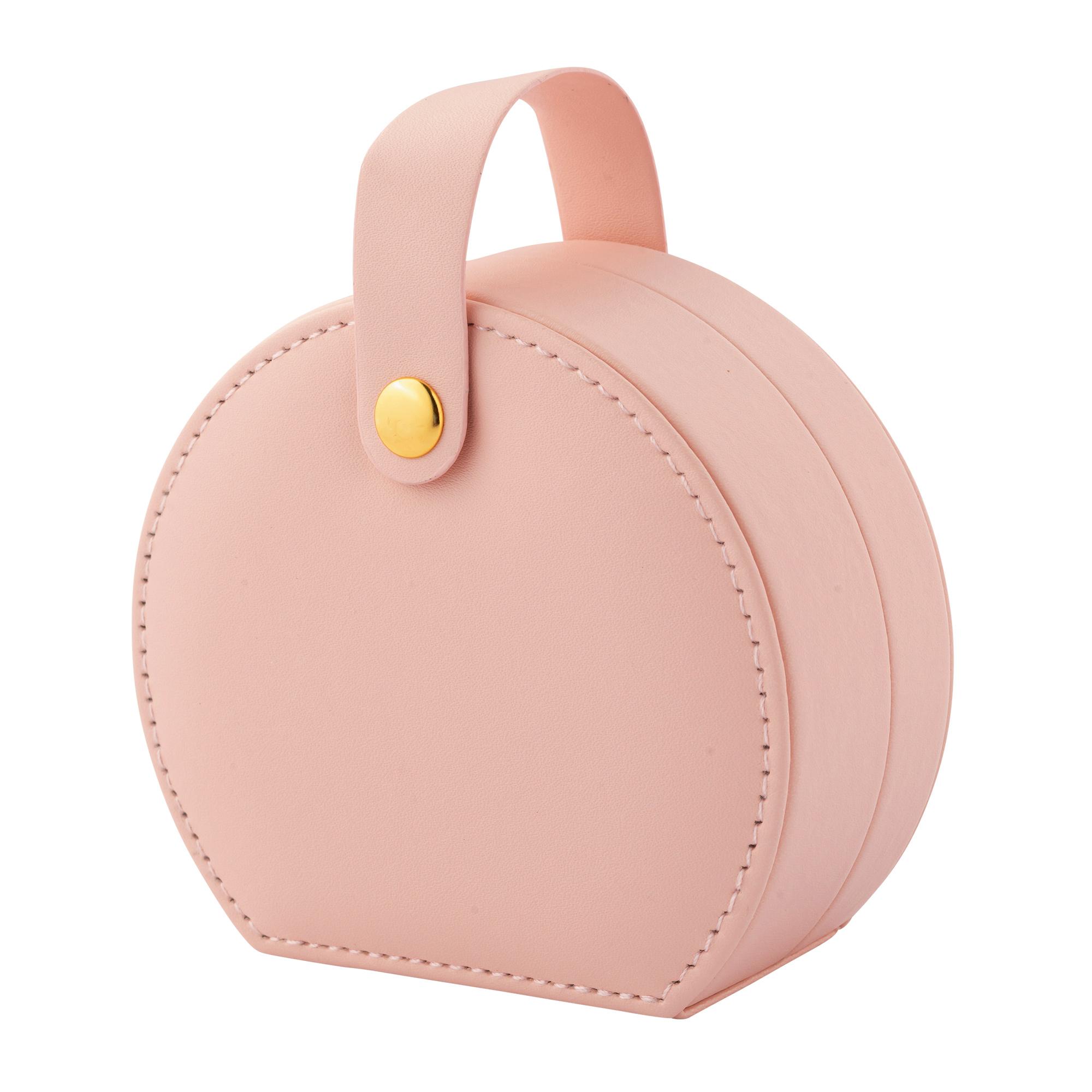 Boîte à Bijoux 10x9x4,5 cm – Rose/Vert