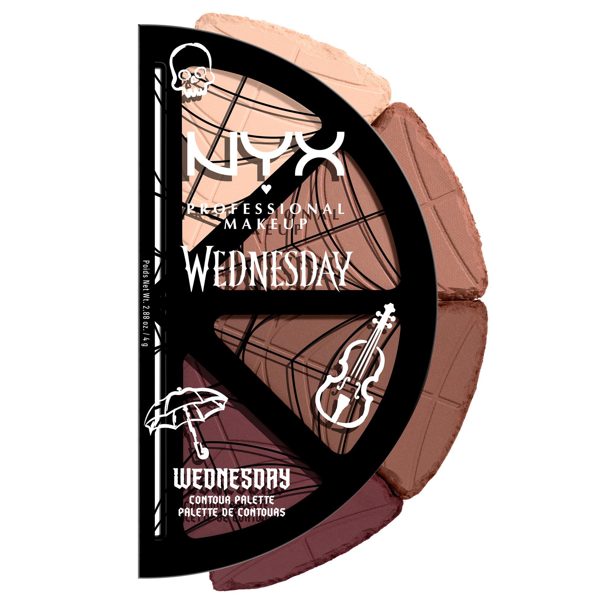 Wednesday Stained Glass Contour Palet