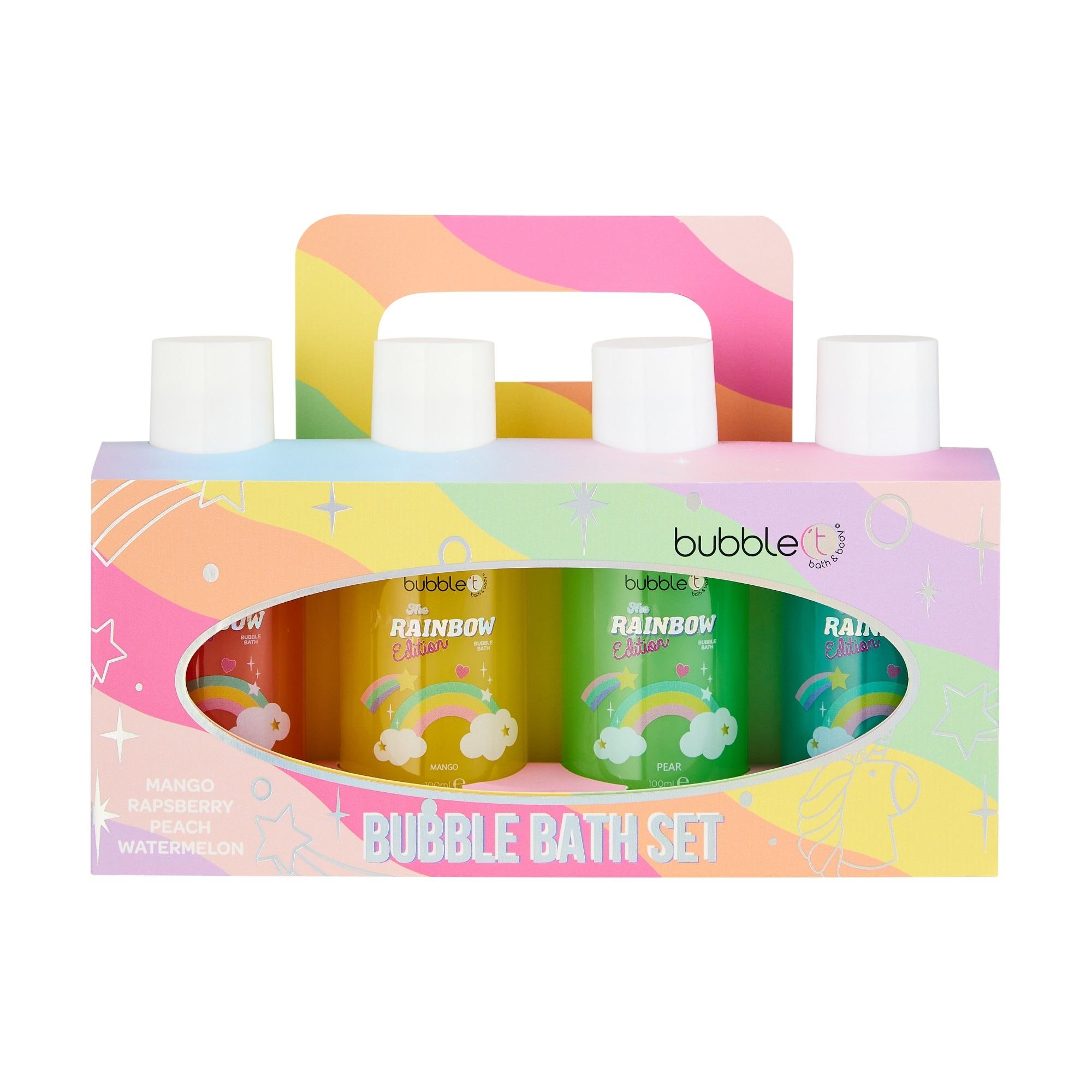 Set de bain moussant arc-en-ciel