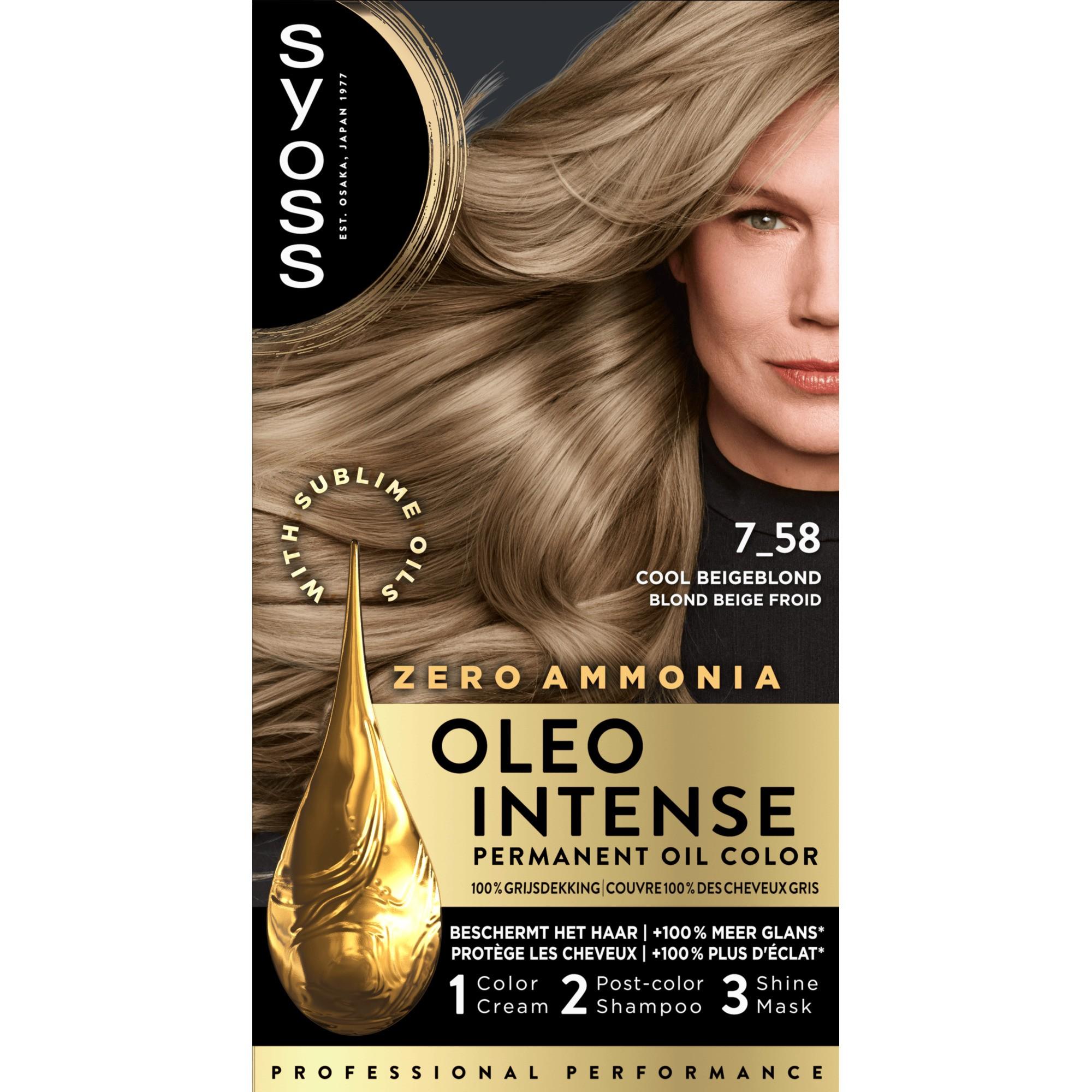 Oleo Intense 7-58 Cool Blond Beige Froid