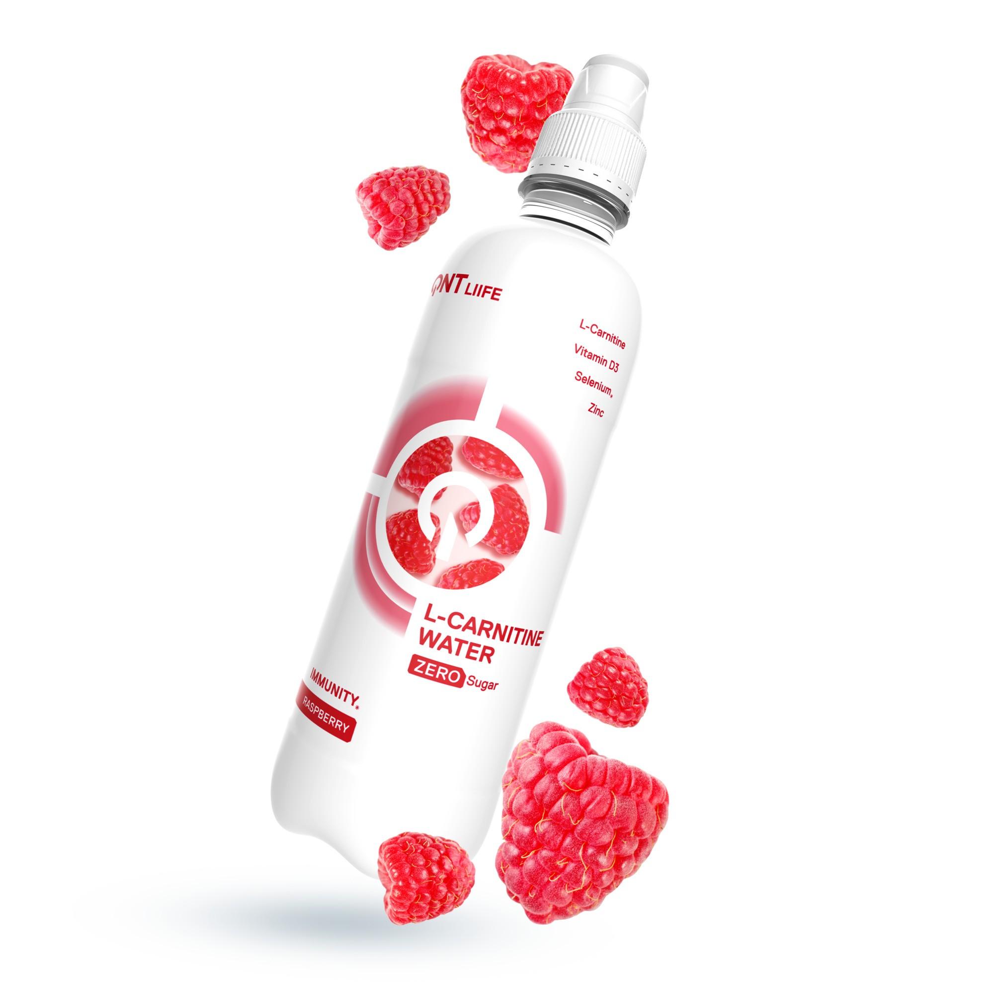 H2o l-carnitine immuniteitswater framboos