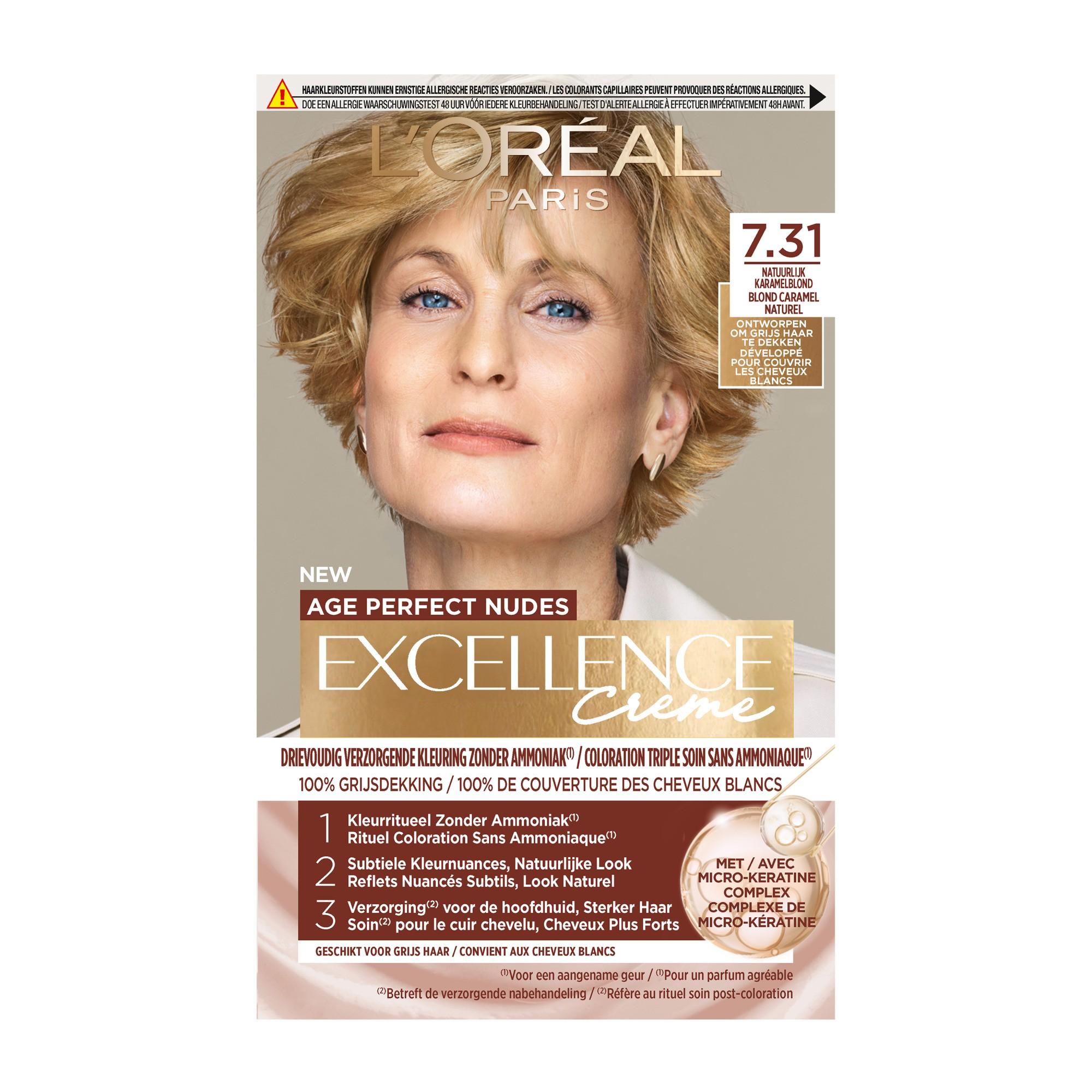 Excellence Crème 7.31 - Blond Caramel Naturel