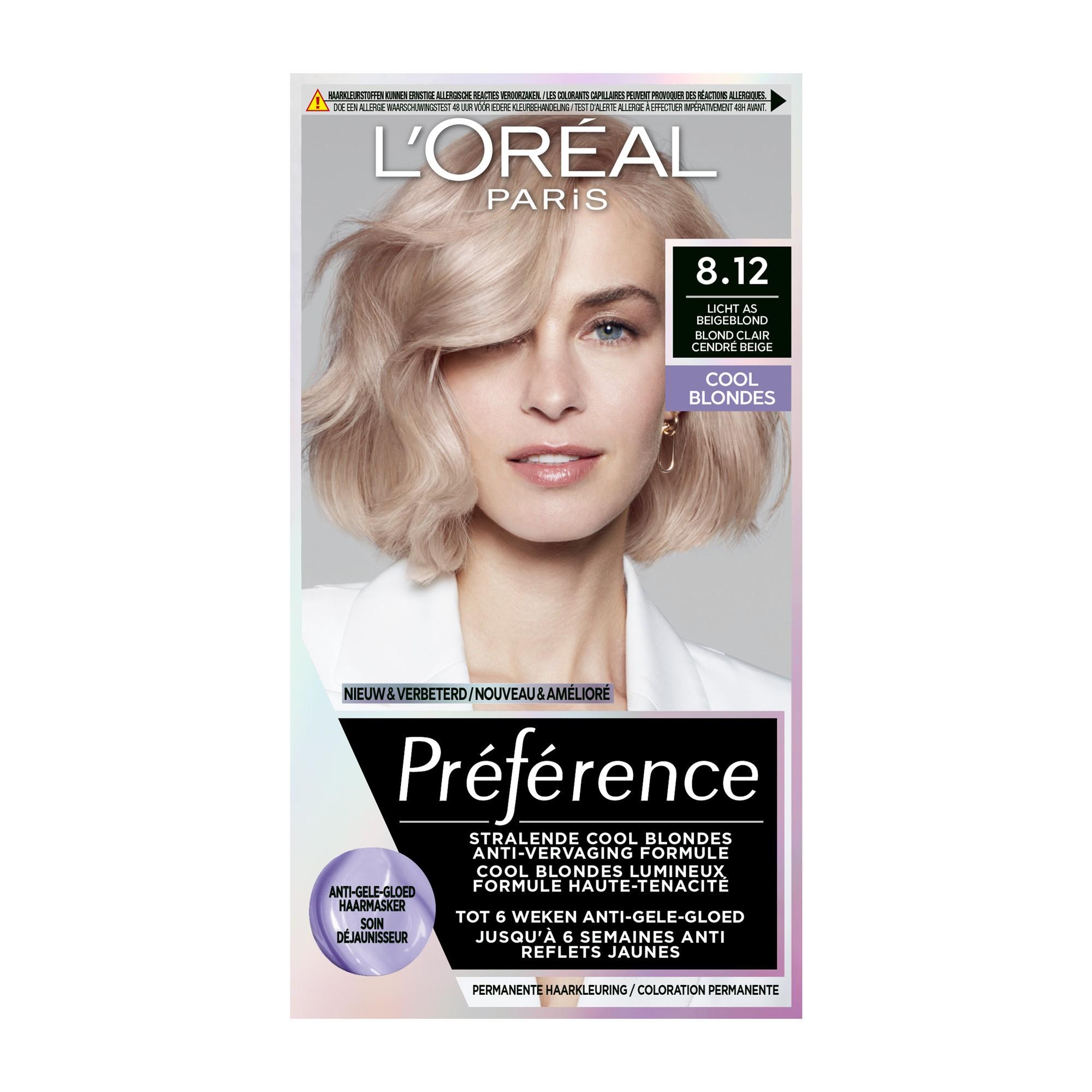 Préférence Cool Blondes - 8.12 Blond Clair Cendré Beige