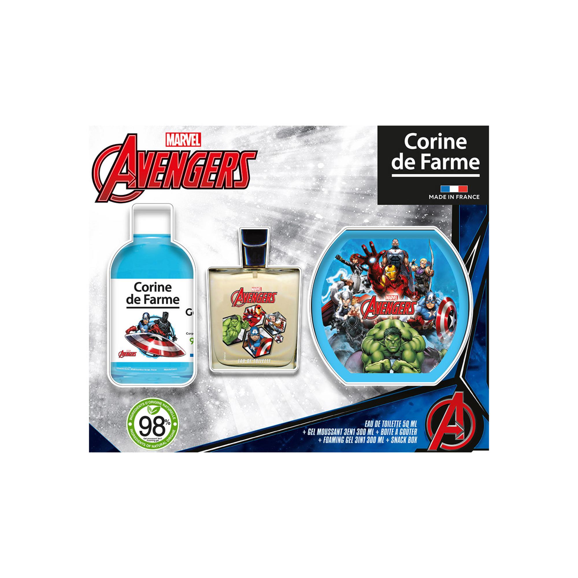 Coffret-cadeau Avengers - 3 pièces
