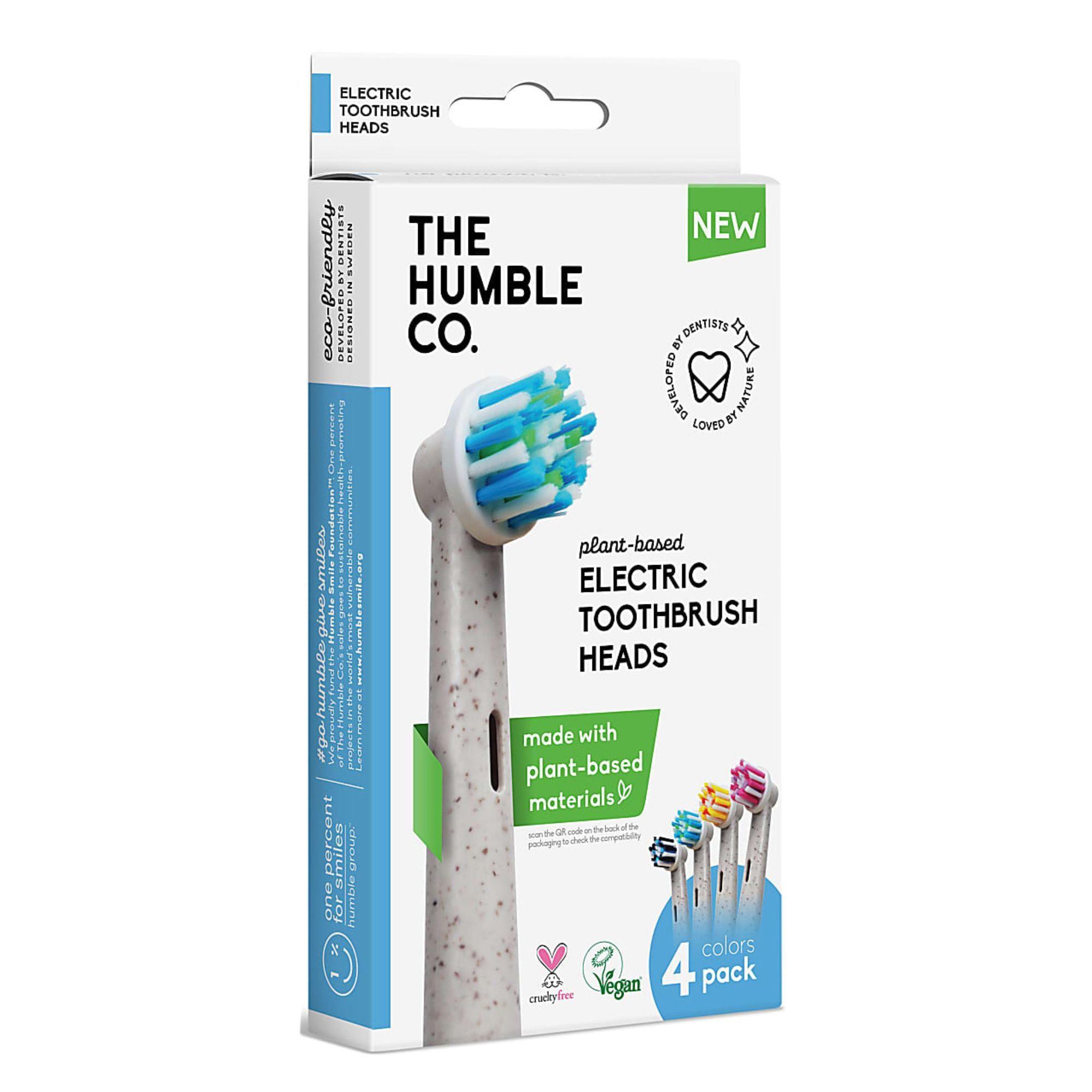 Tête de brosse à dents éléctrique (x4) - compatible Oral-B (sauf IO séries)