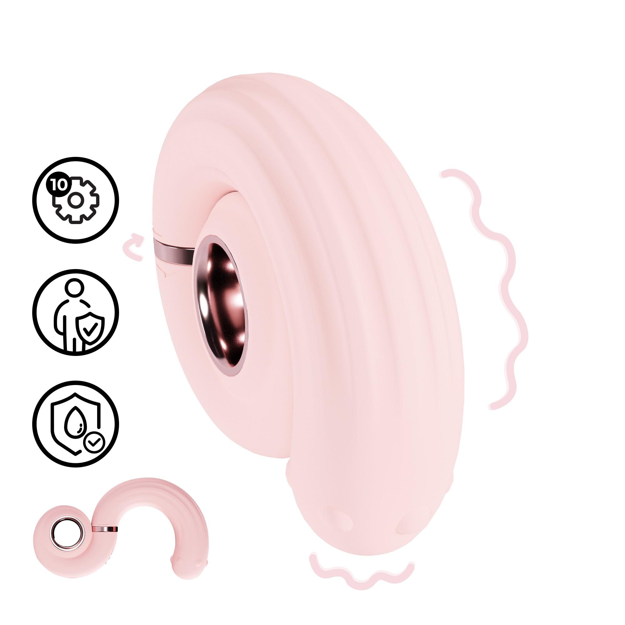 Perles Vibrator met roterende kralen