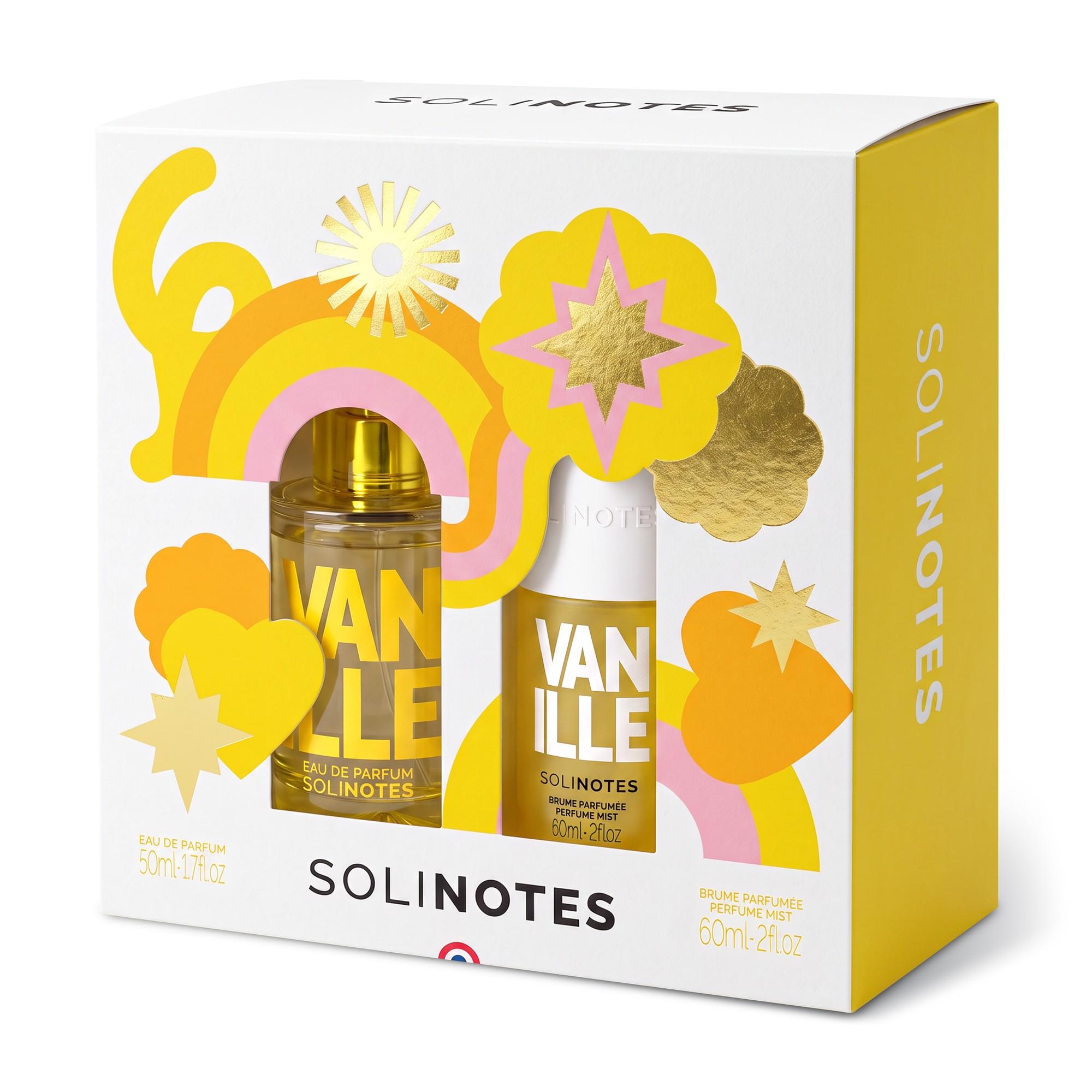 Coffret Cadeau Solinotes Vanille – EDP 50 ml & Brume Corps & Cheveux 60 ml