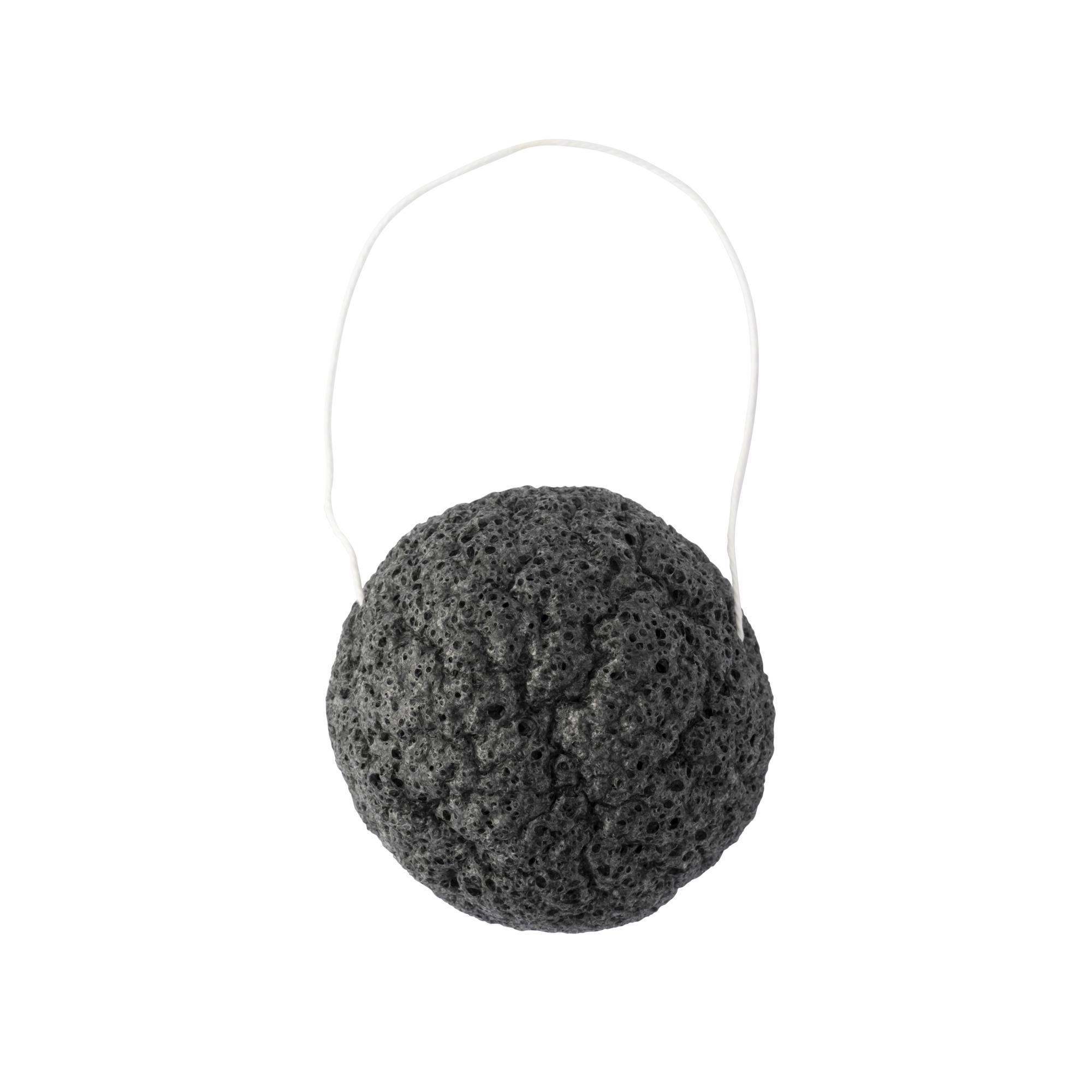 Éponge Konjac Visage Charbon Boule