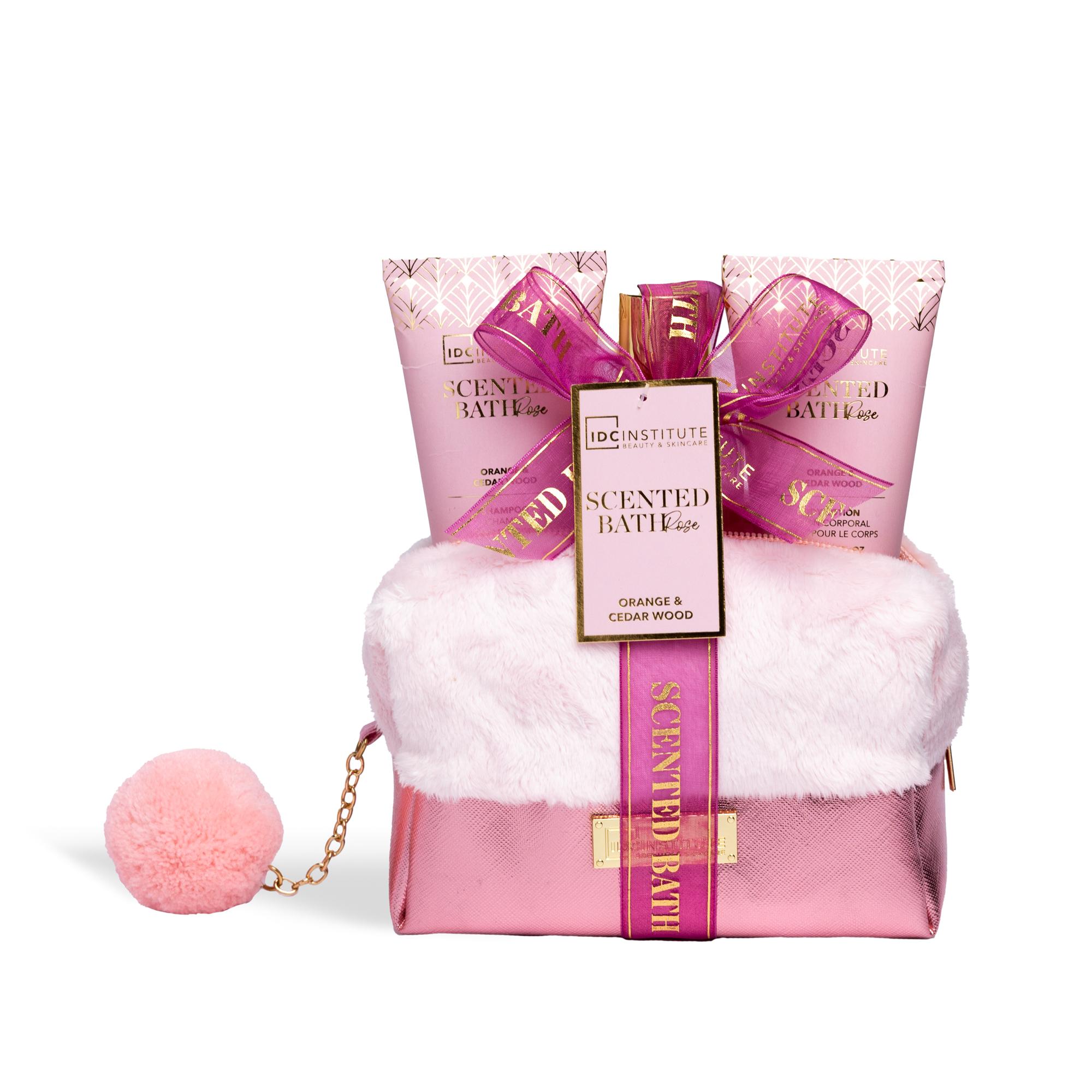 Trousse de bain rosé parfumé