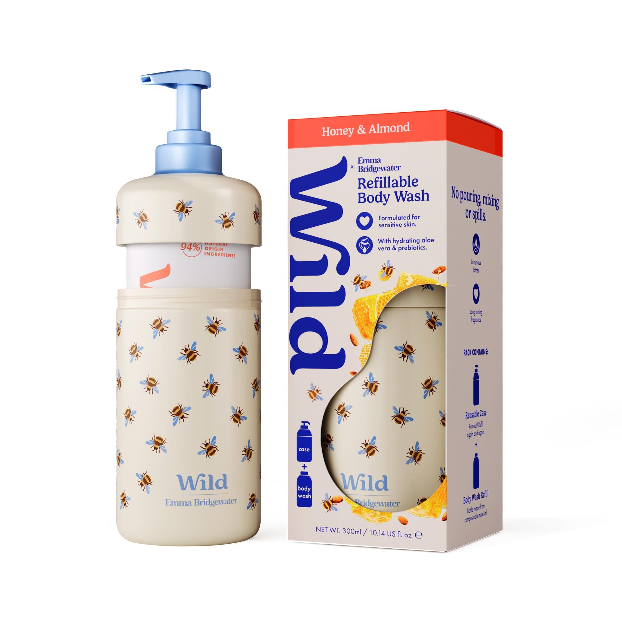 Gel de Douche Abeilles + Recharge Miel Amande 300ml