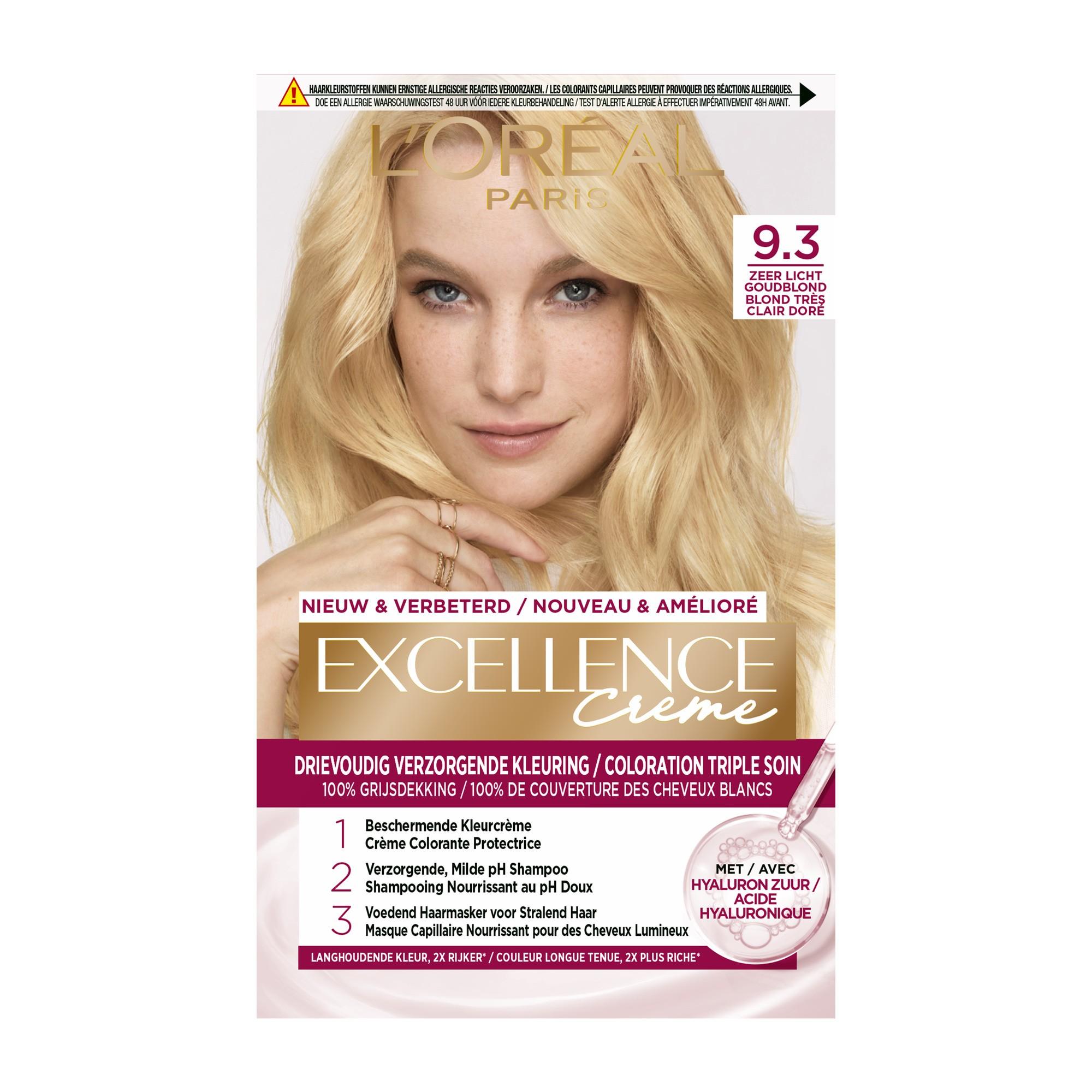 Excellence Crème - 9.3 Blond Très Clair Doré