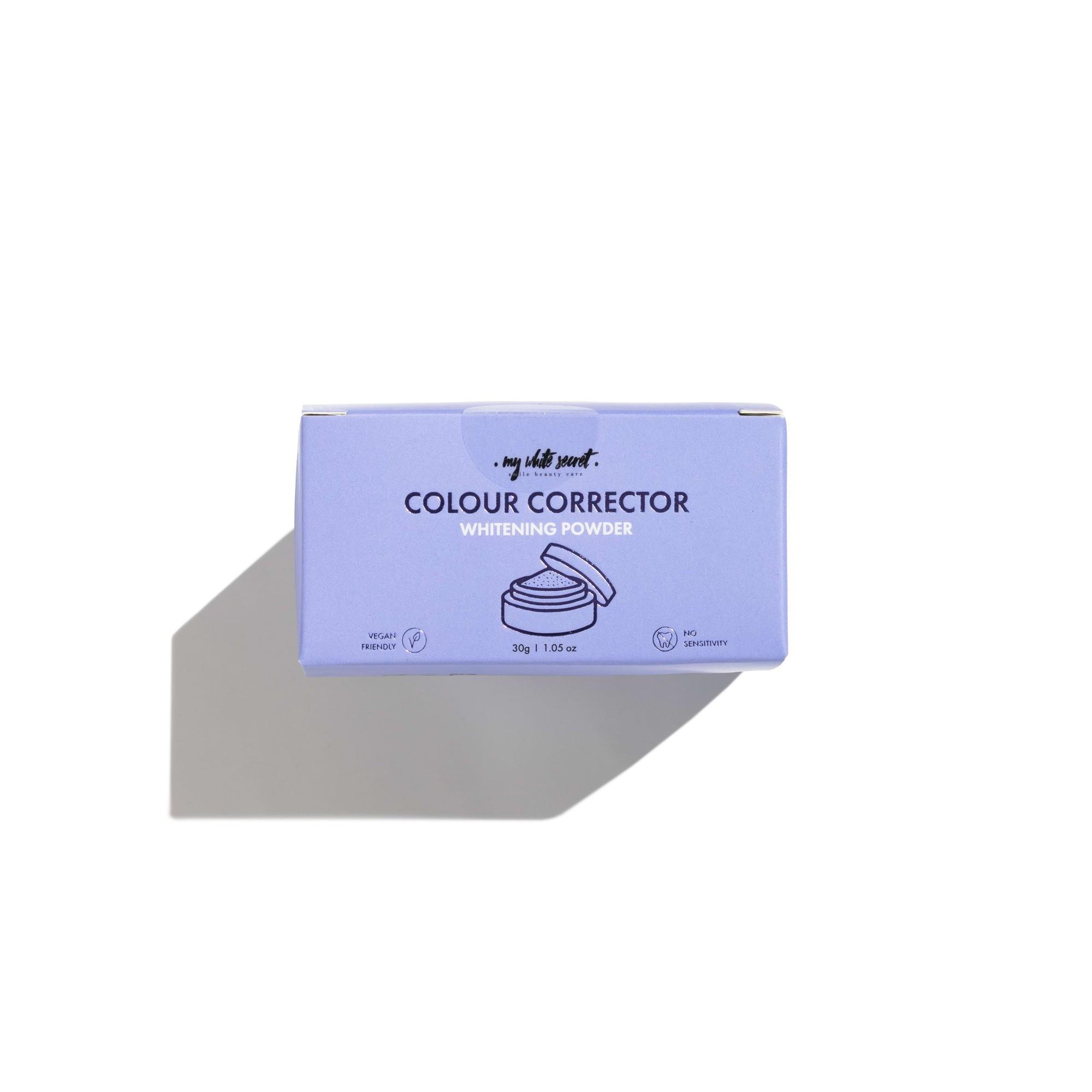 Poudre blanchissante correctrice de couleur
