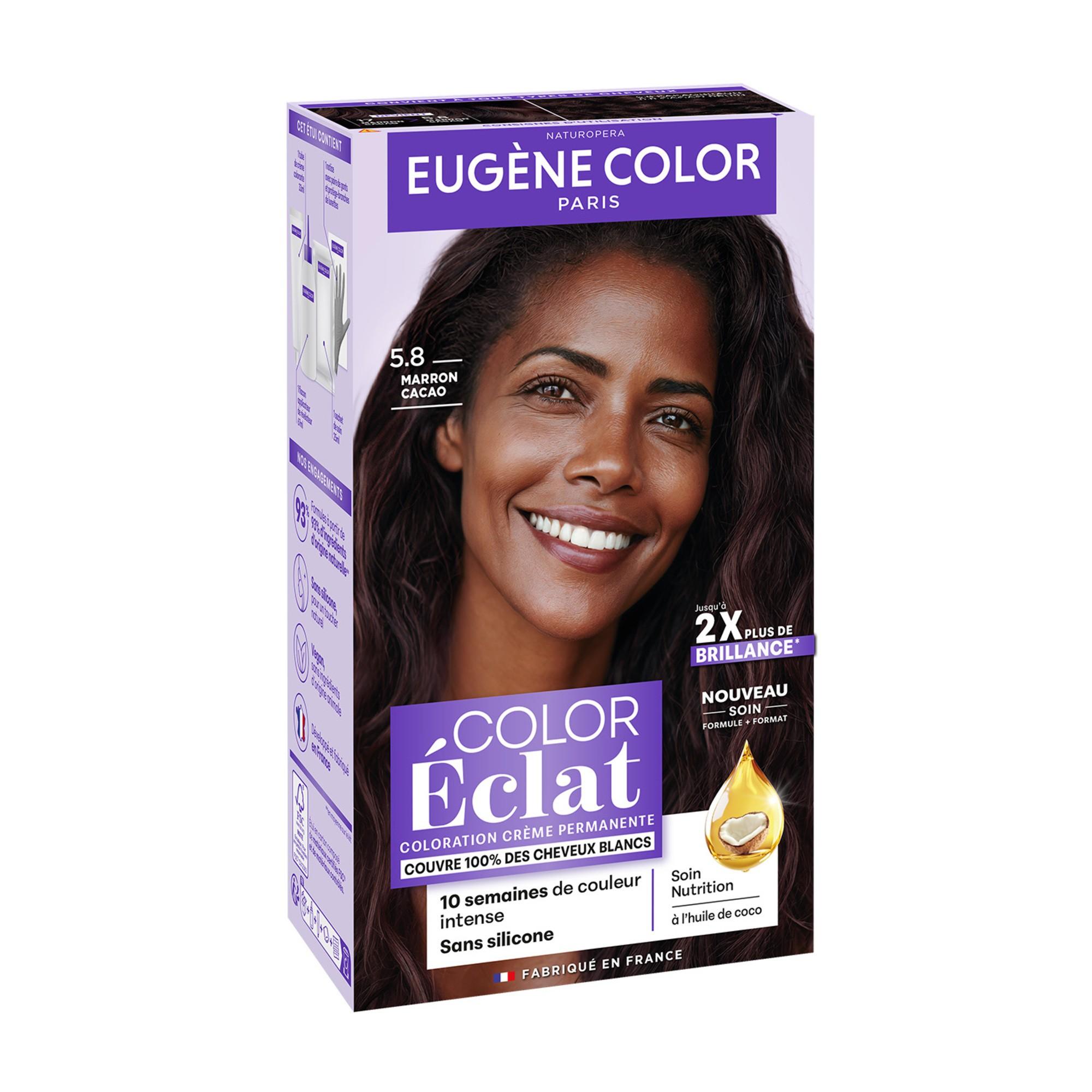 Color Eclat Coloration Crème Permanente Marron Cacao 5.8