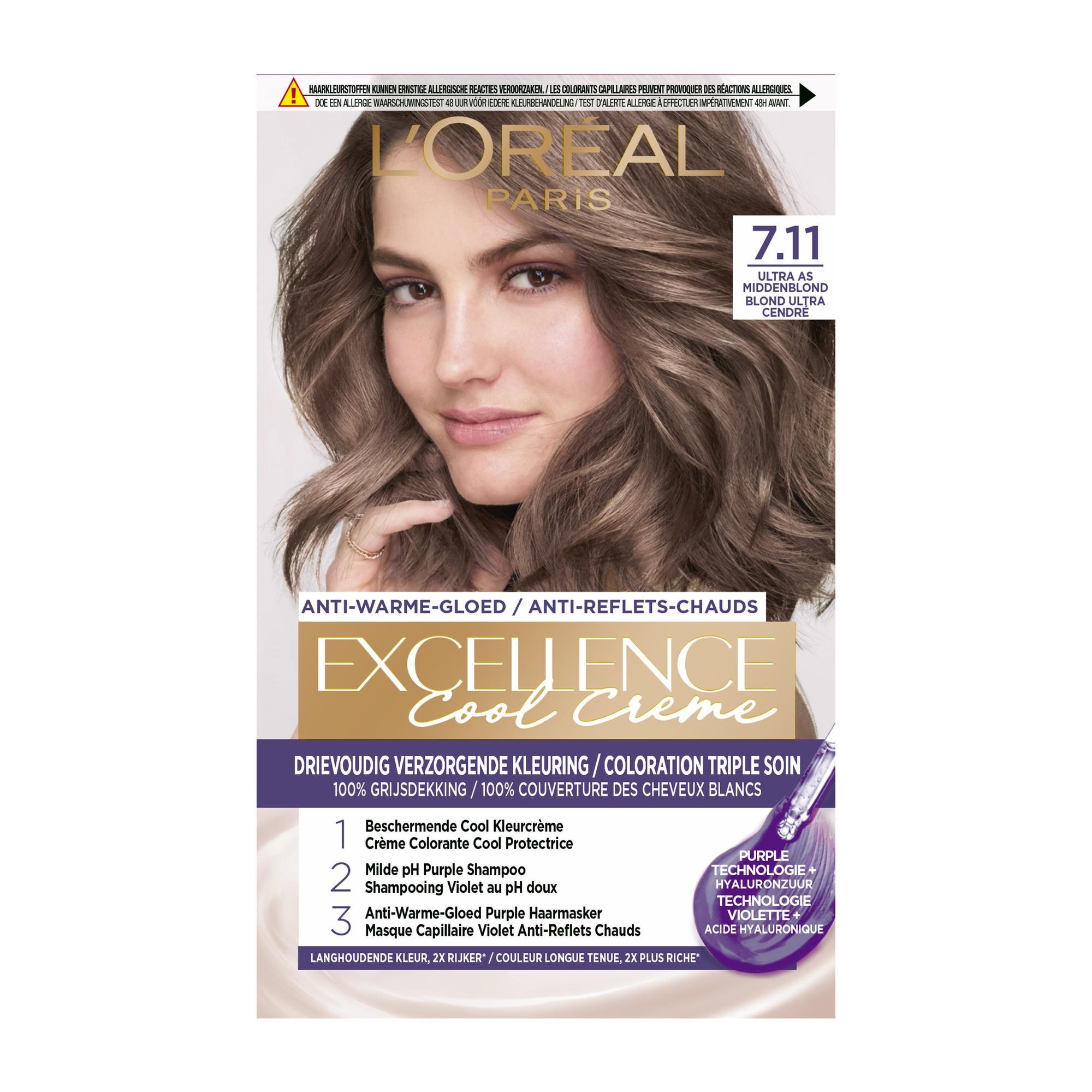 Excellence Cool Crème 7.11 - Blond Ultra Cendré