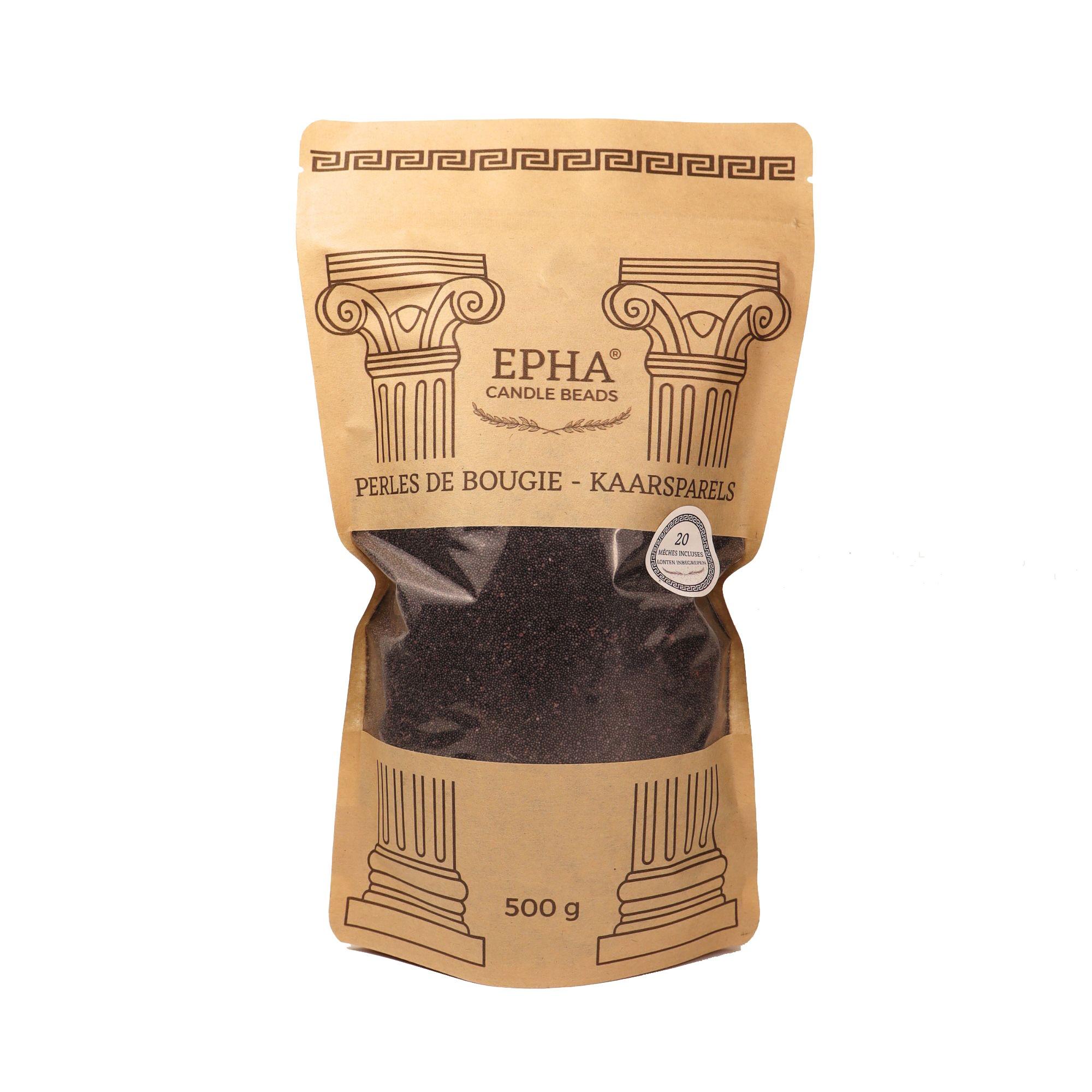 Perles de bougie noires 500g – EPHA®