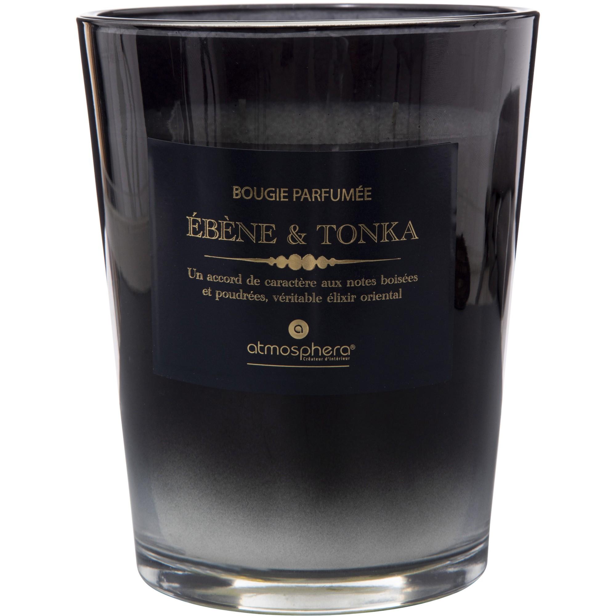 Bougie parfumée Alma 855 g pot verre fève tonka