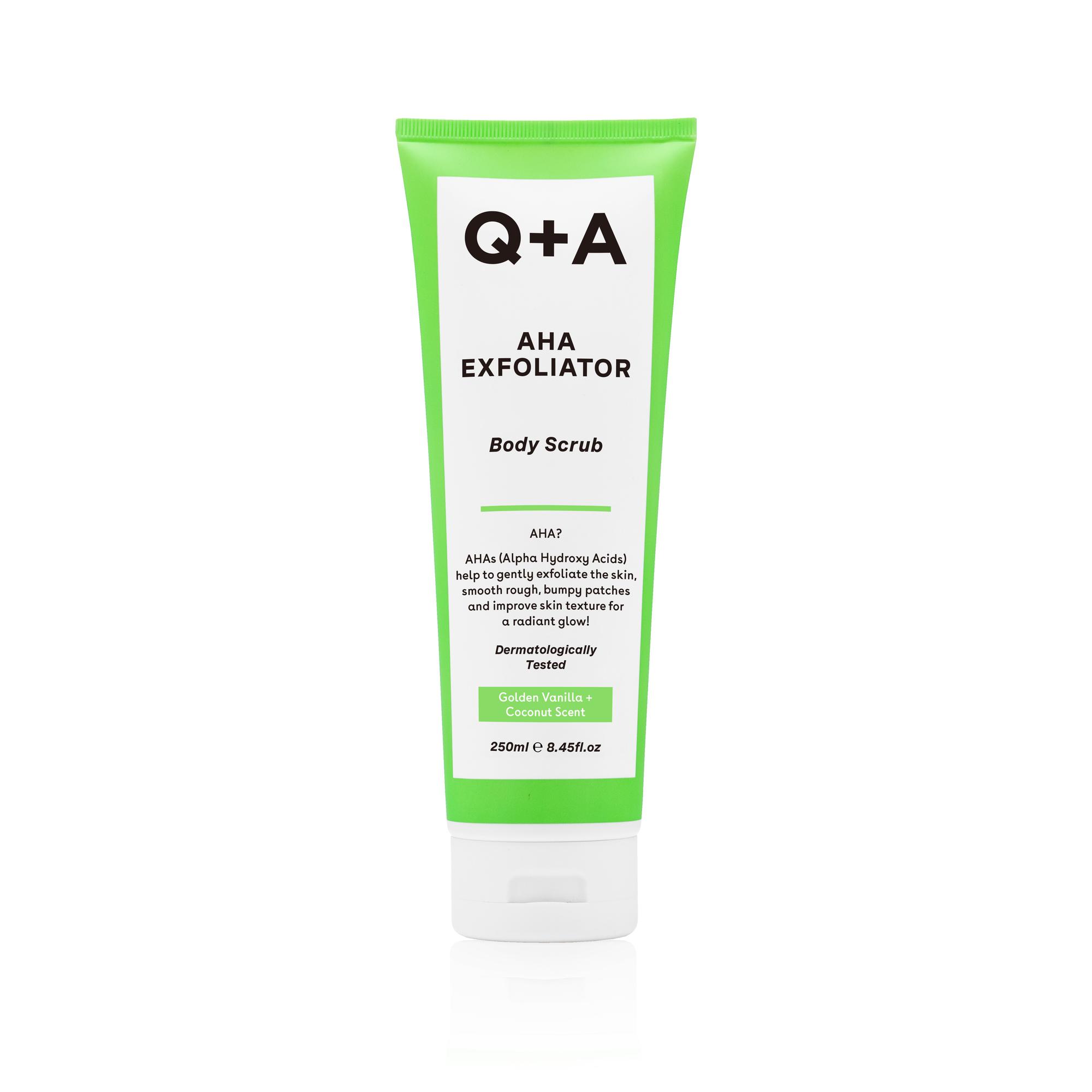 Aha exfoliator body scrub