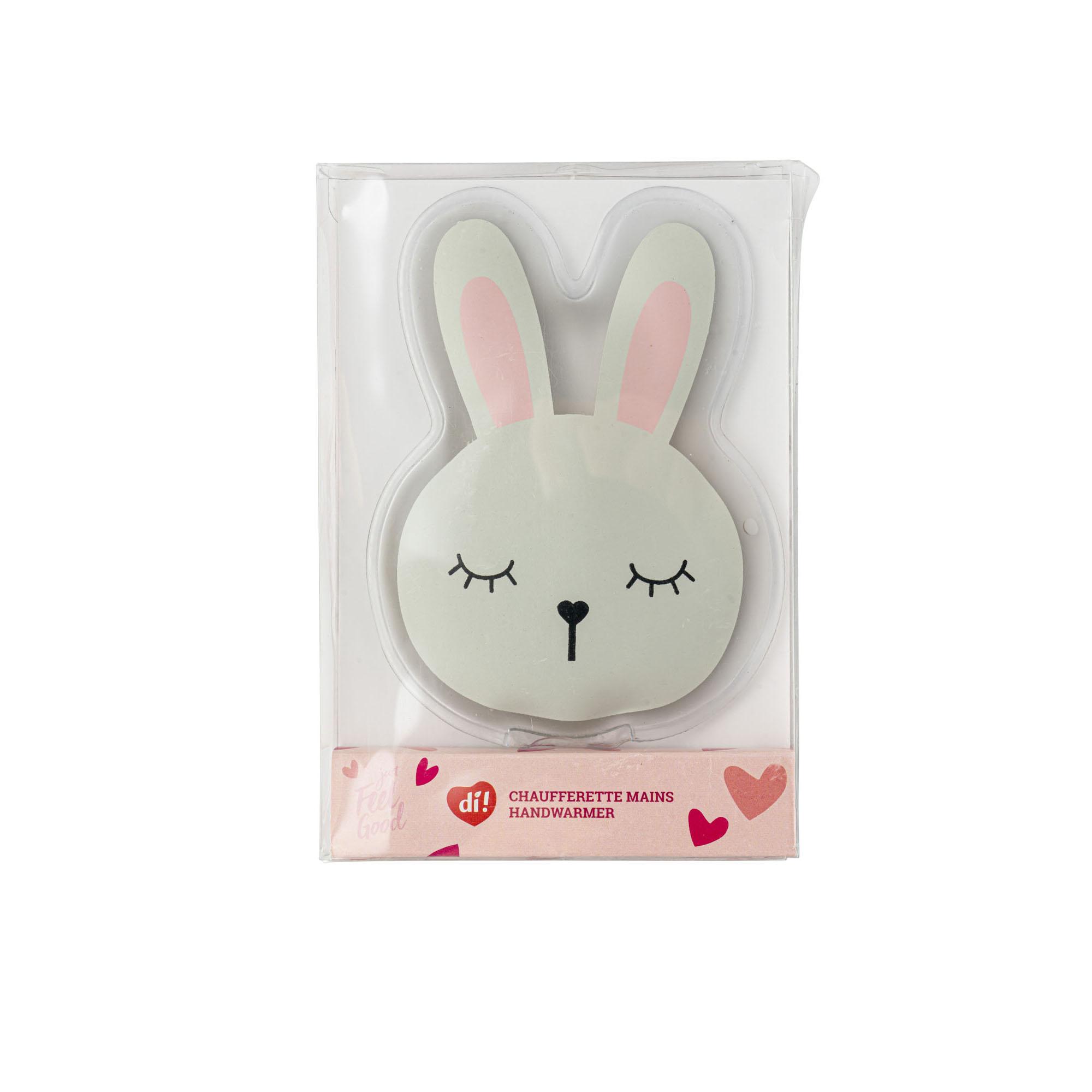 Chauffe-Main Silicone Lapin Gris