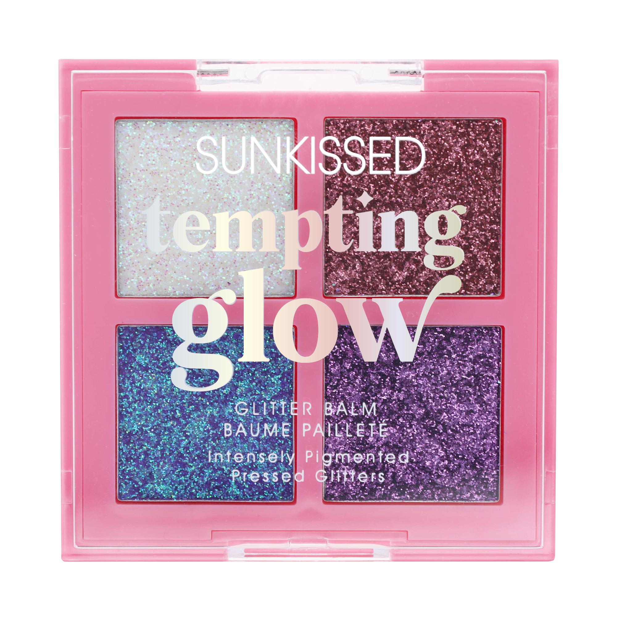 Sunkissed Tempting Glow Glitter Balm Eyeshadow Palette
