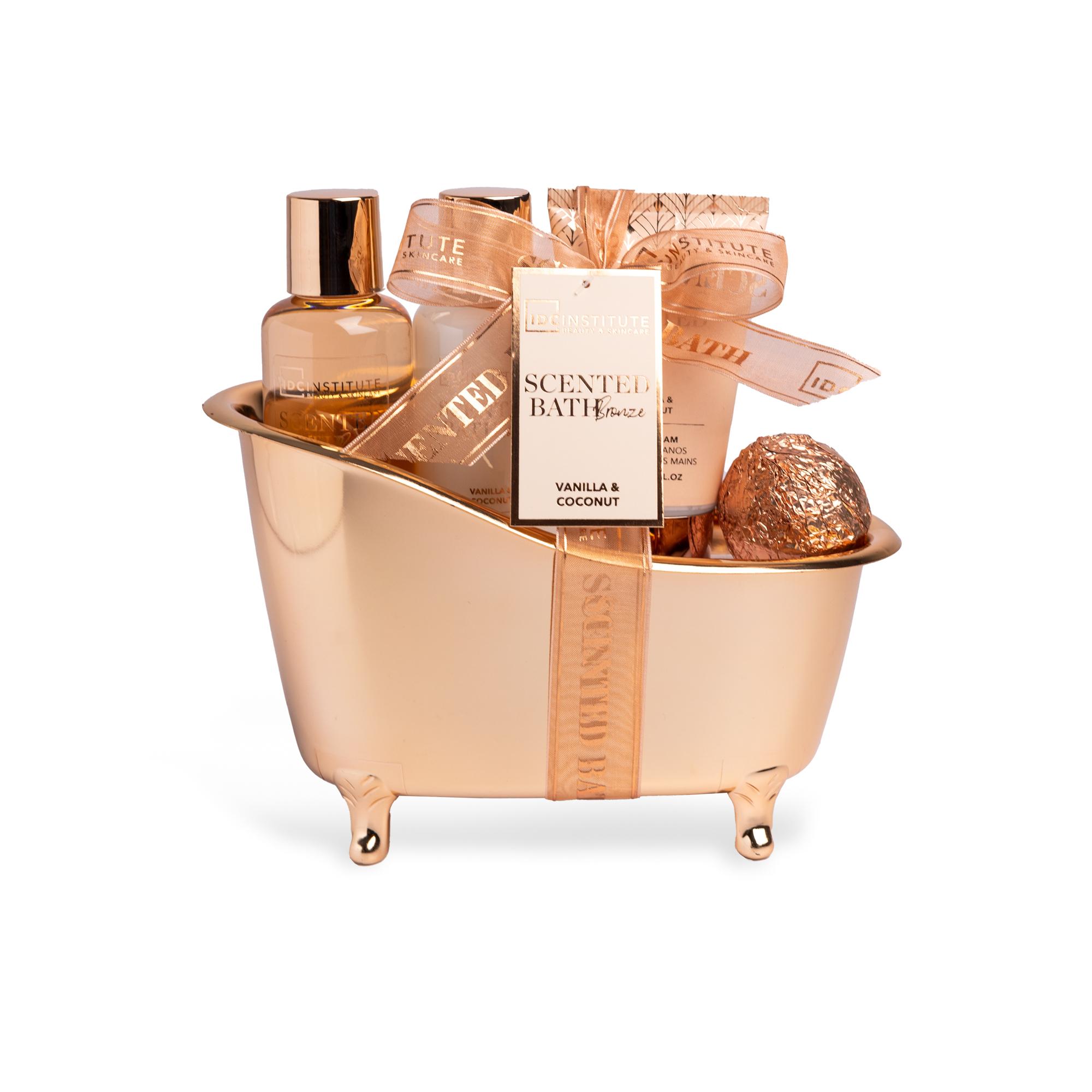 Baignoire bain parfumé bronze 4 pièces