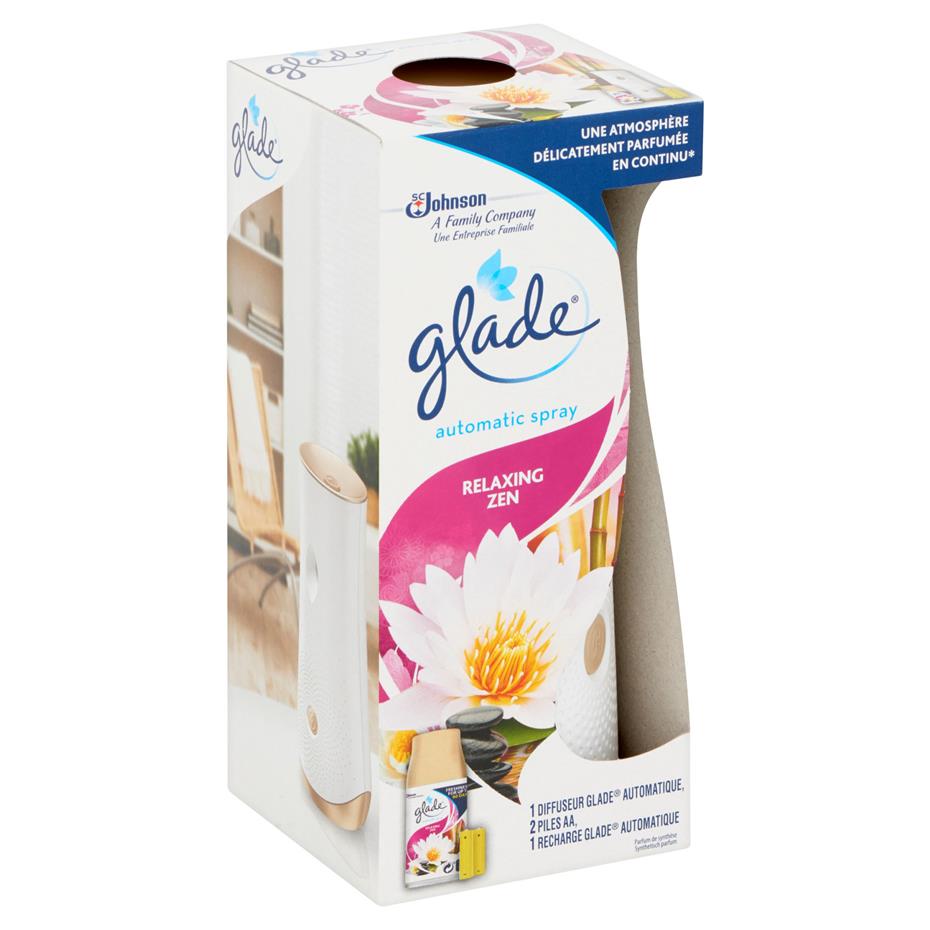 GLADE Glade diffuseur automatique spray relaxing zen + recharge
