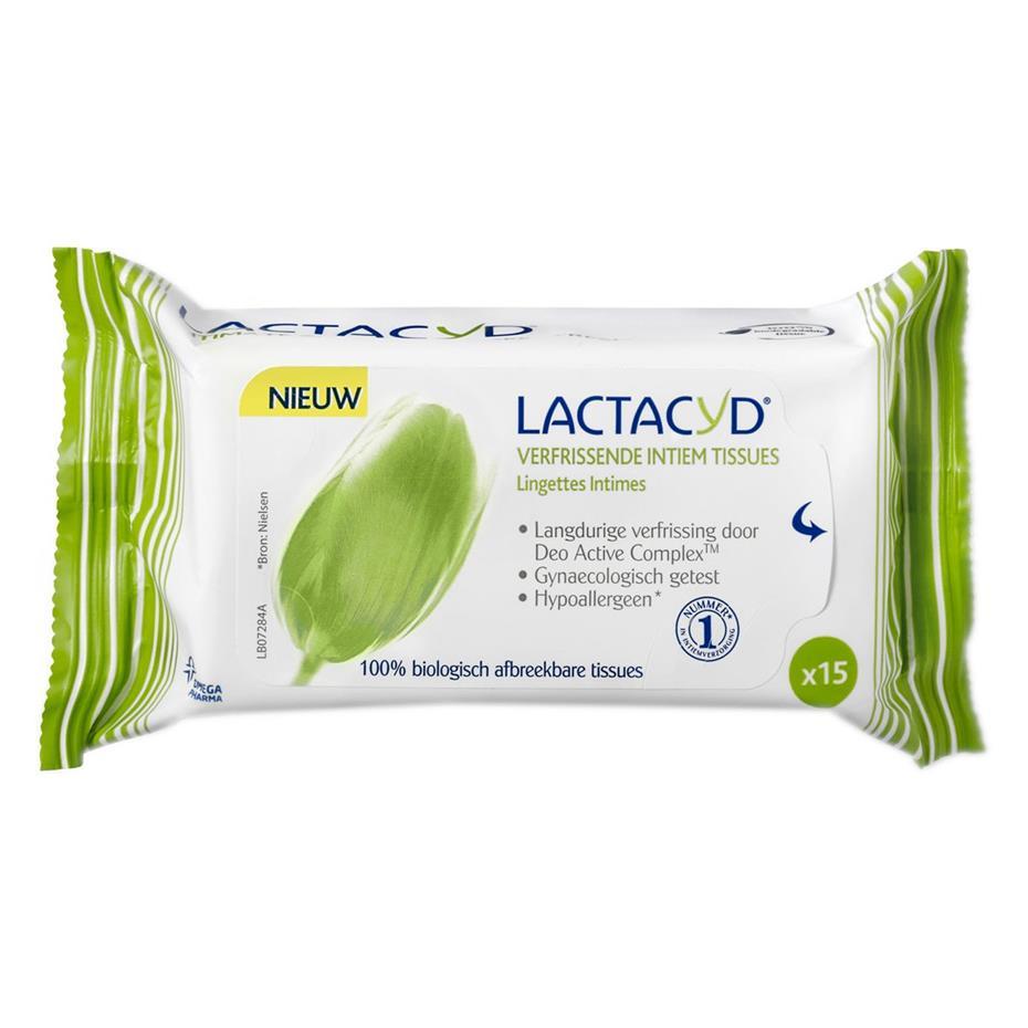 Lingettes Intimes Rafraîchissantes - 15 pièces