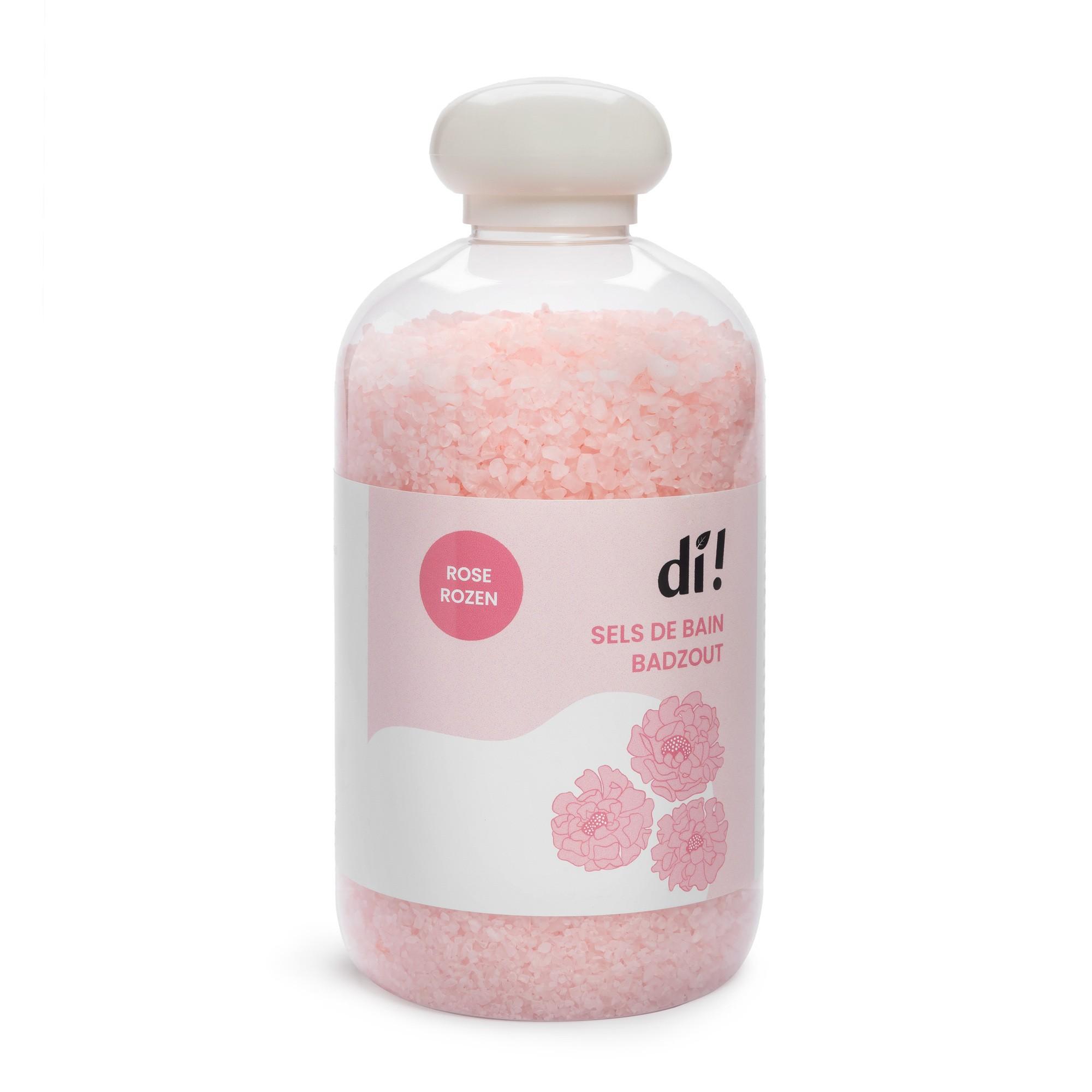 Sel de bain parfumé à la rose 600g