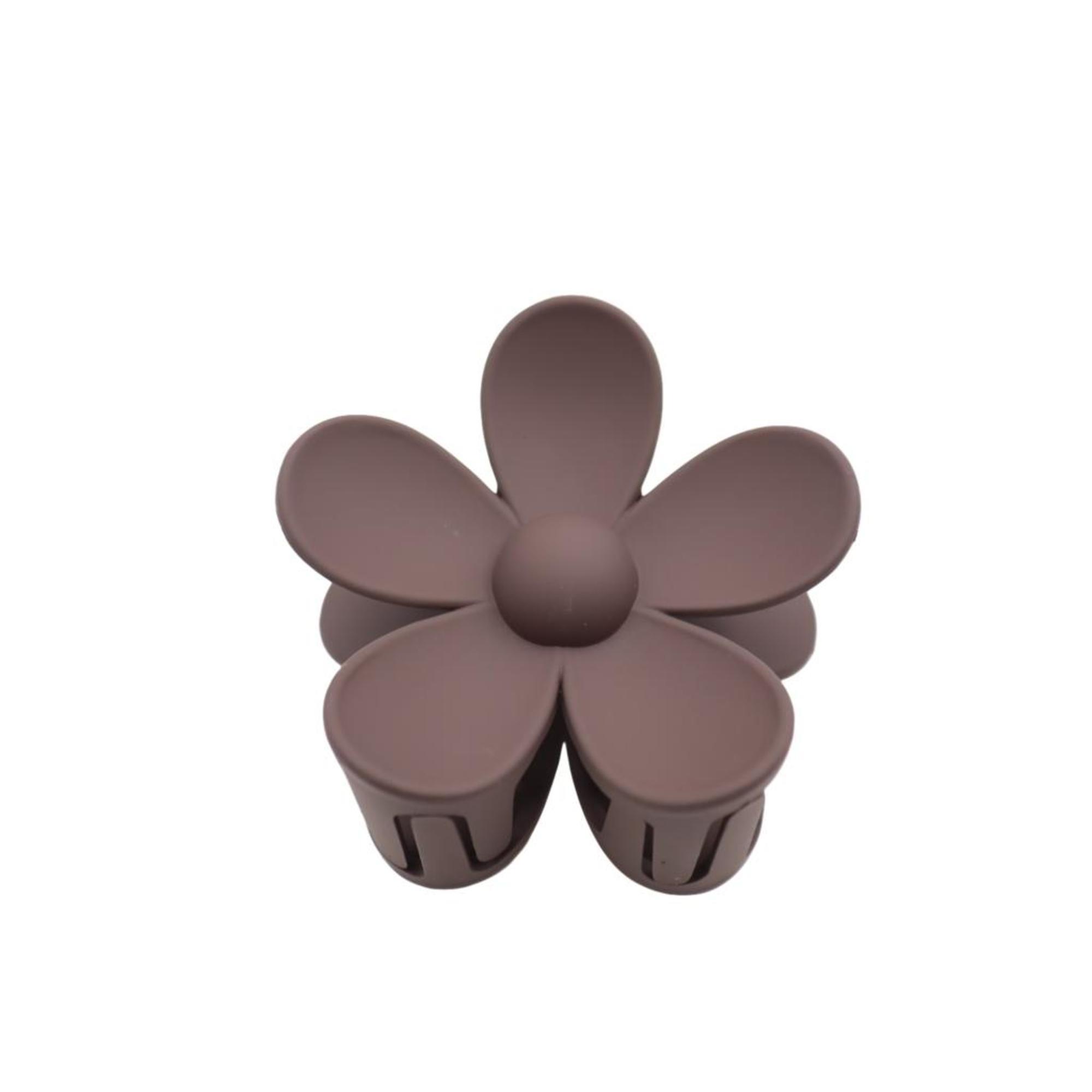 Pince Crabe Fleur brun Mat