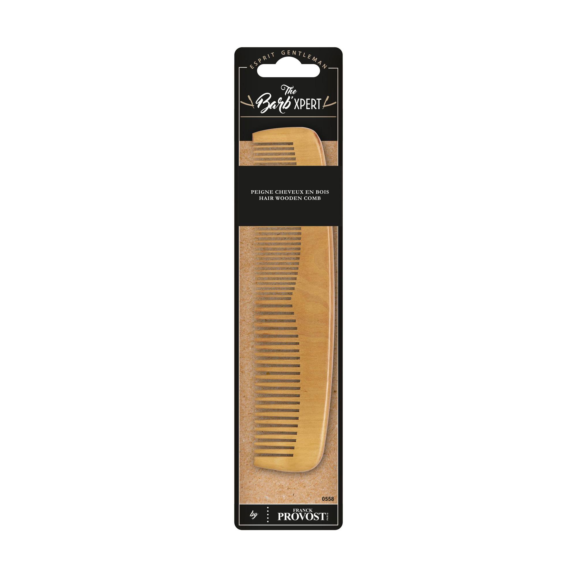 The barb'Xpert Peigne cheveux en bois