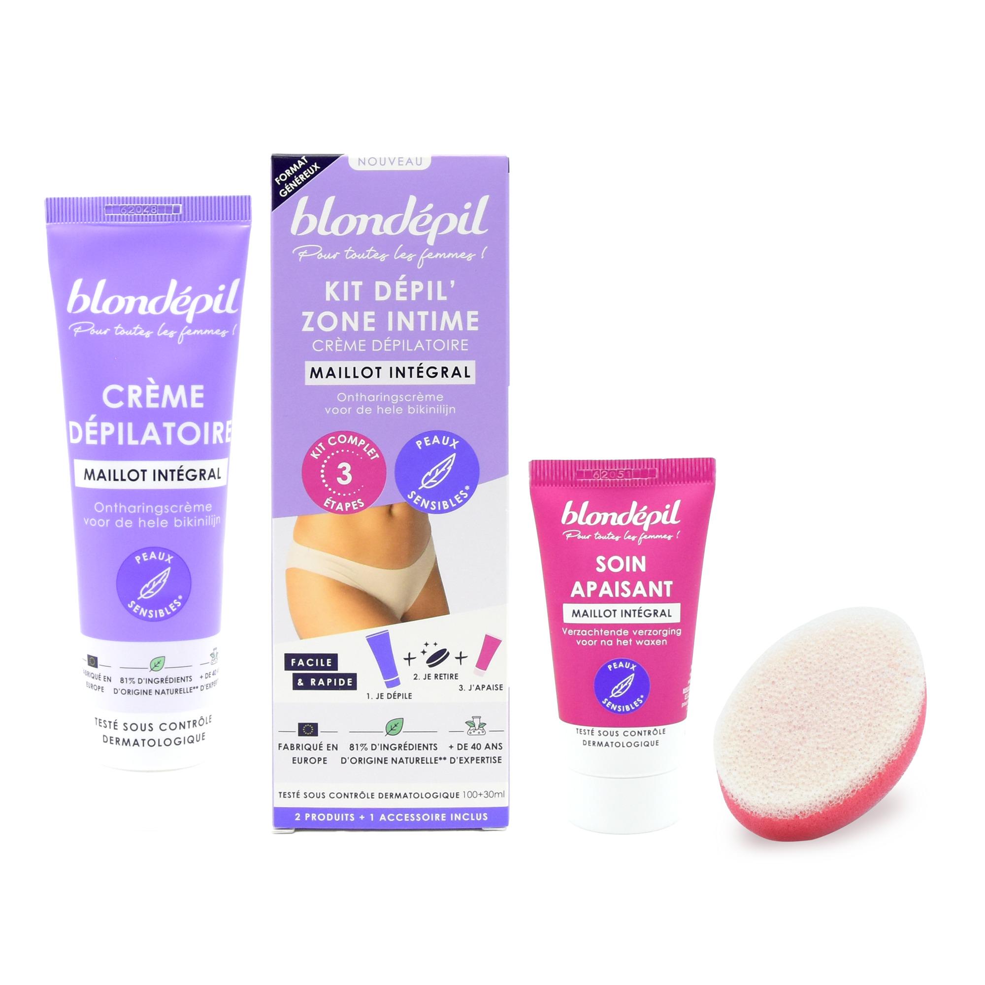 KIT DEPIL' ZONE INTIME - Crème dépilatoire maillot intégral