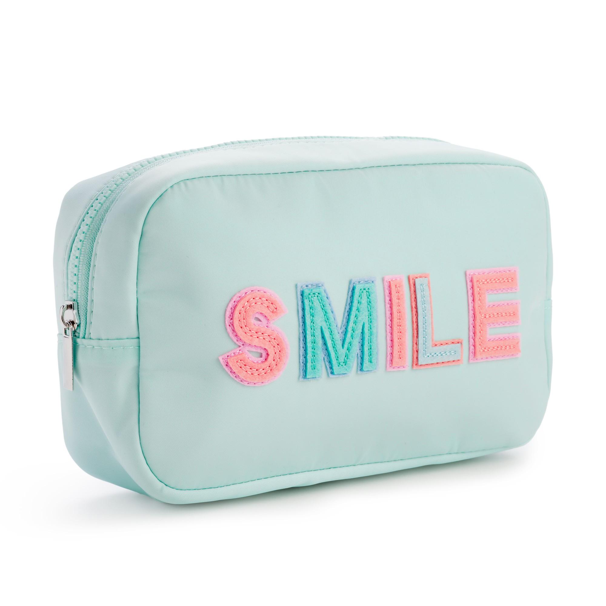 Trousse de toilette nylon smile menthe 22x13x6