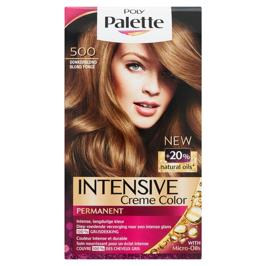 Permanent Intensive Creme 500 Donkerblond PALETTE | DI