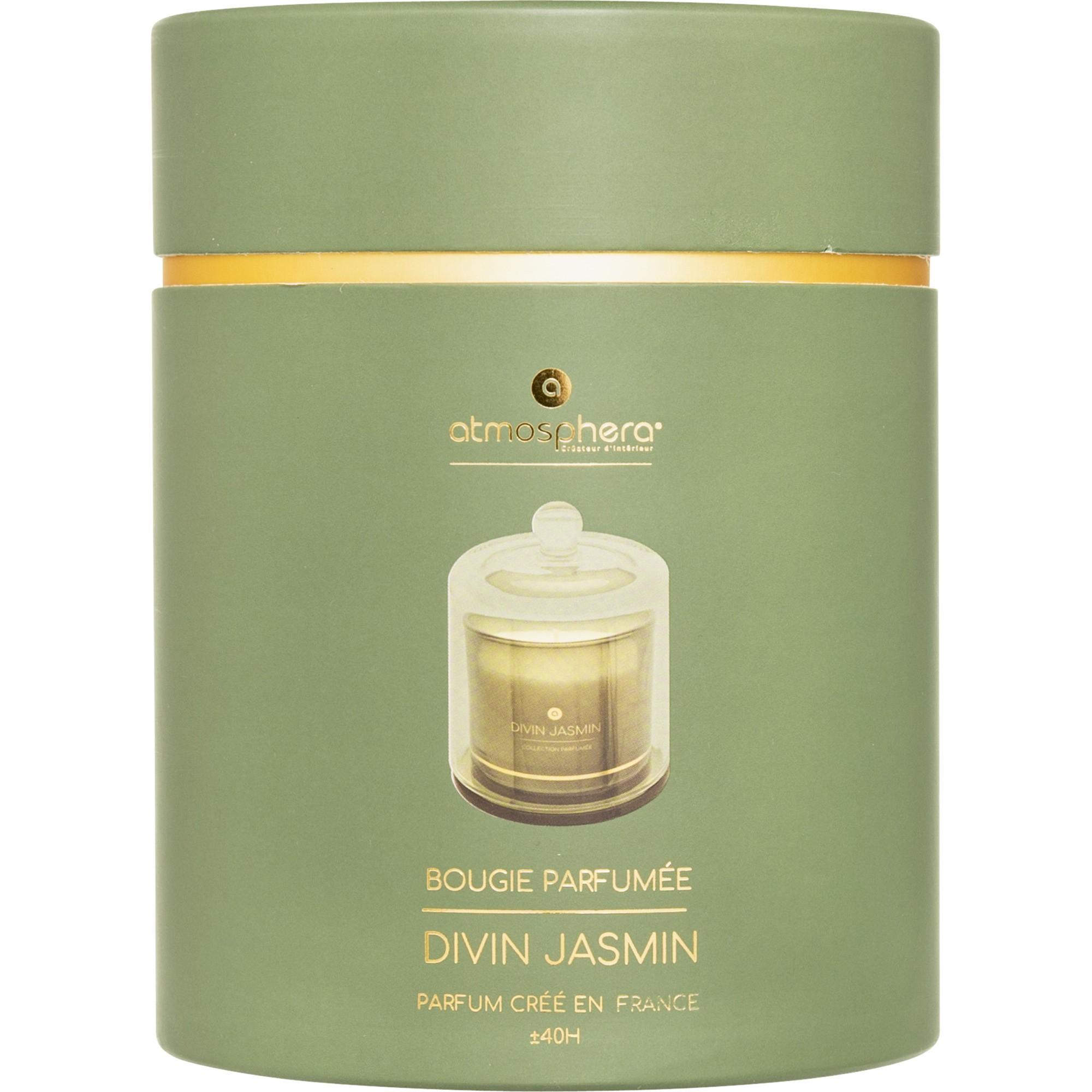 Bougie parfumée Ilae 240 g cloche verre jasmin