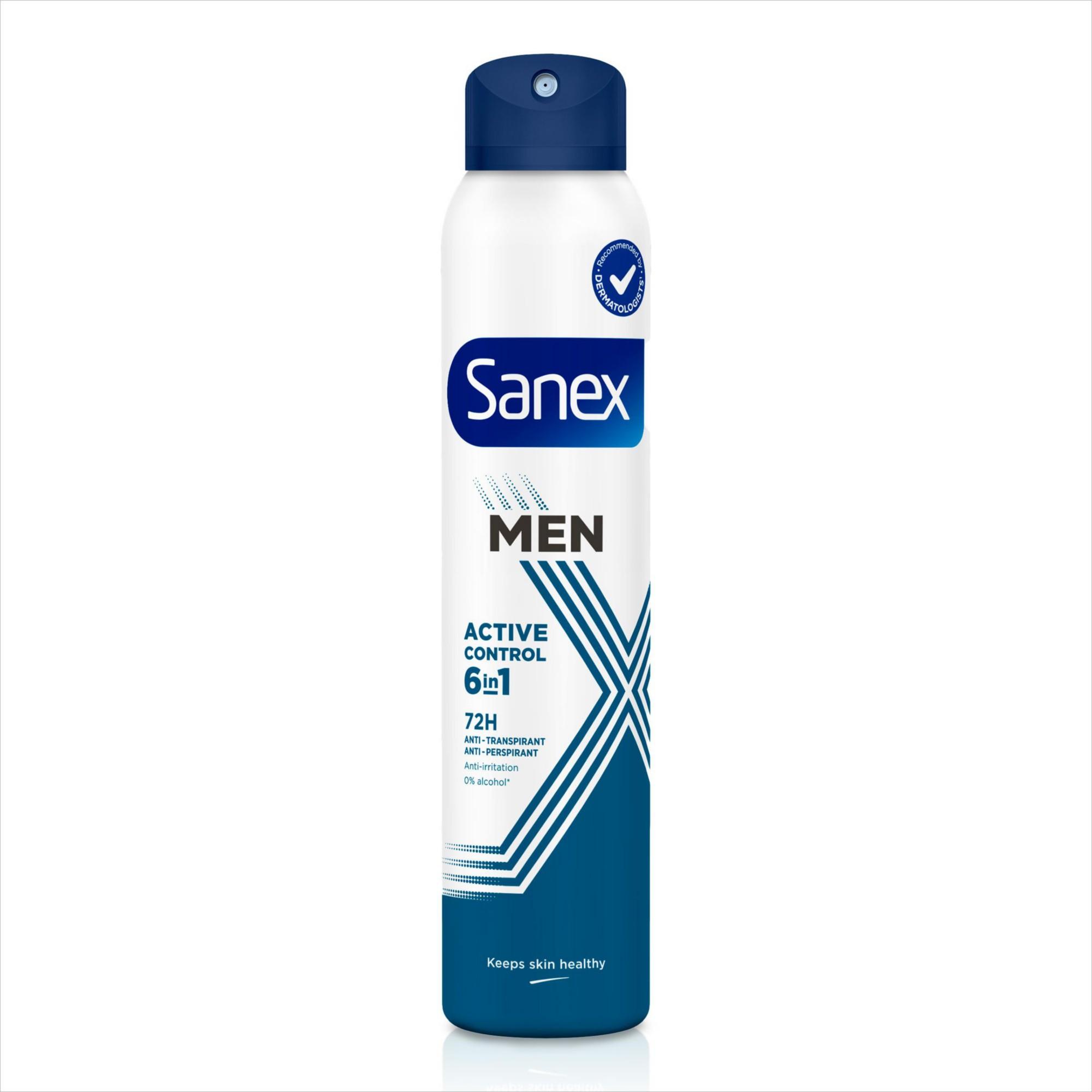 Sanex Men Active Control Déodorant Anti-transpirant Spray 72h