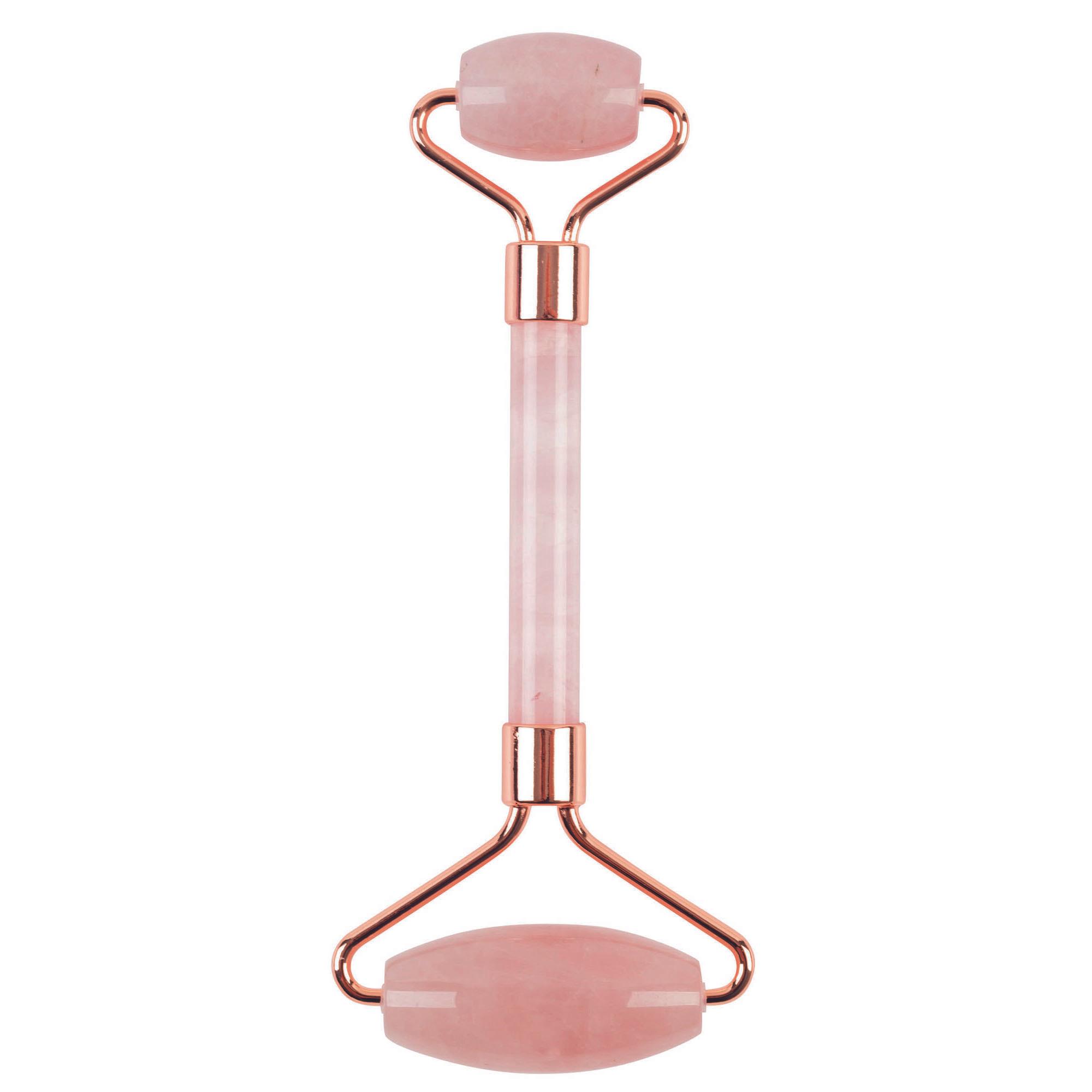 Rouleau de massage pour le visage Quartz rose