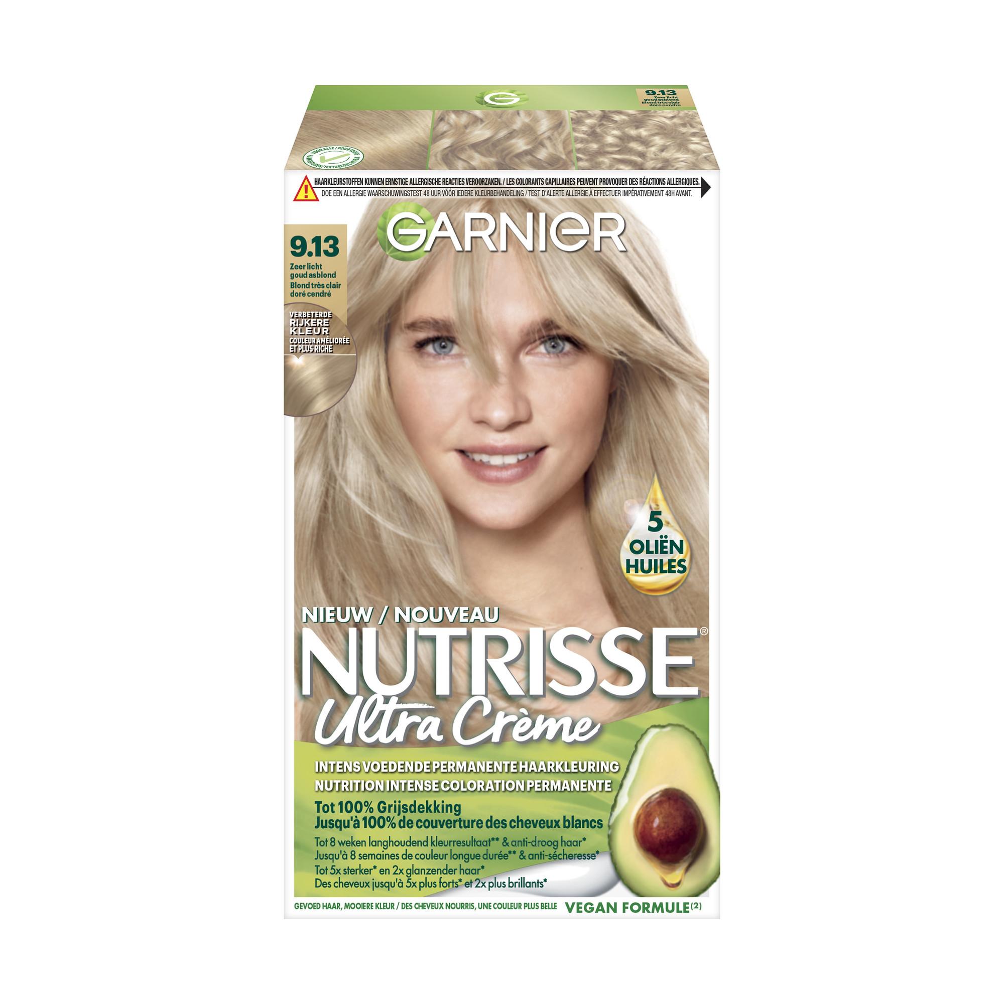 Nutrisse Ultra Crème 9.13 Blond Très Clair Doré Cendré