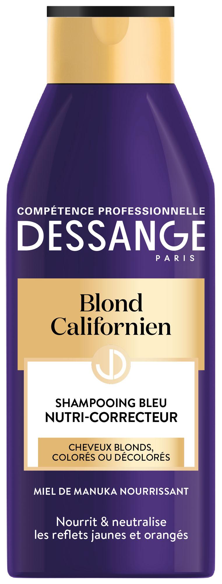 Blond Californien Shampooing bleu Nutri-Correcteur - Cheveux blonds, colorés ou décolorés
