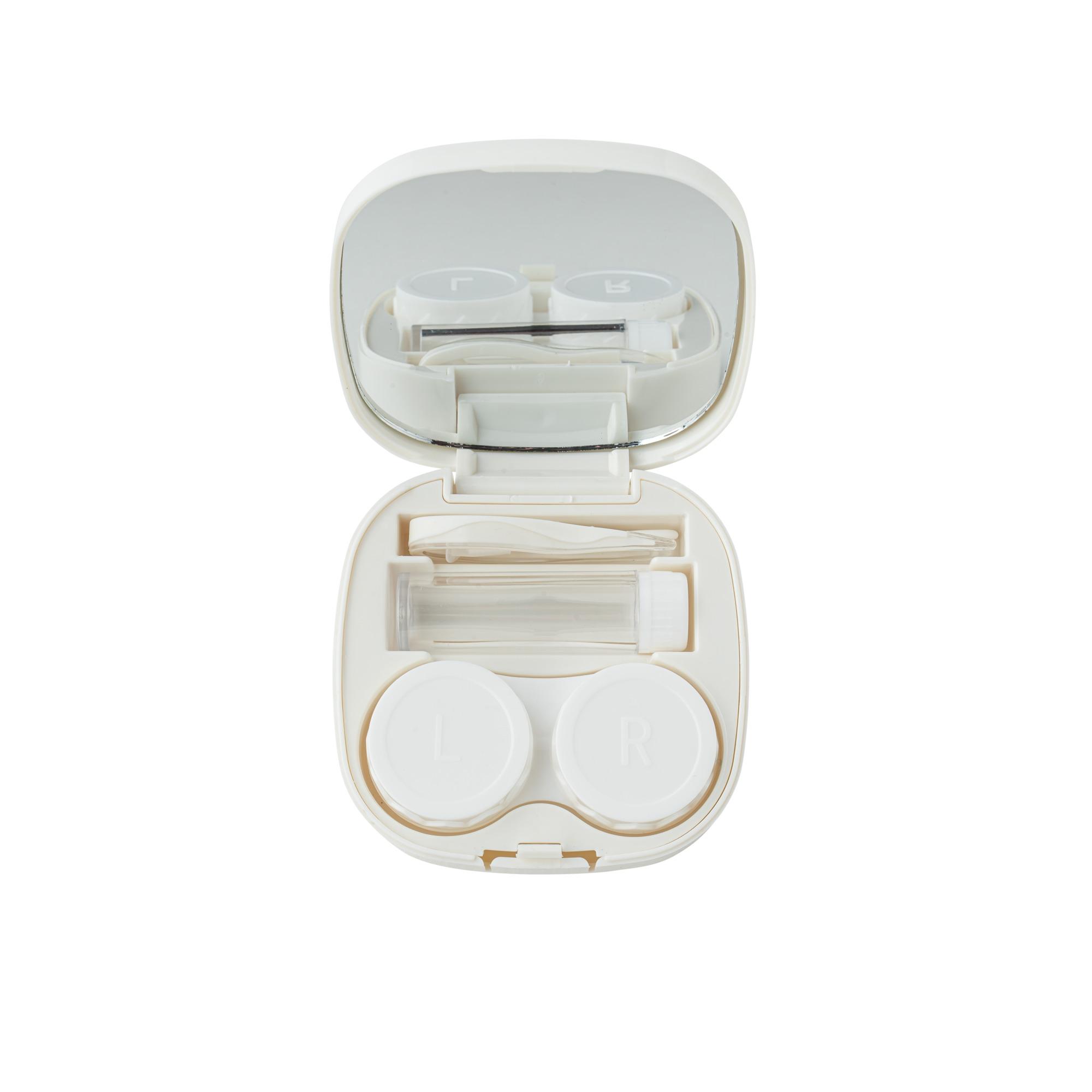 Kit étui à lentilles avec miroir
