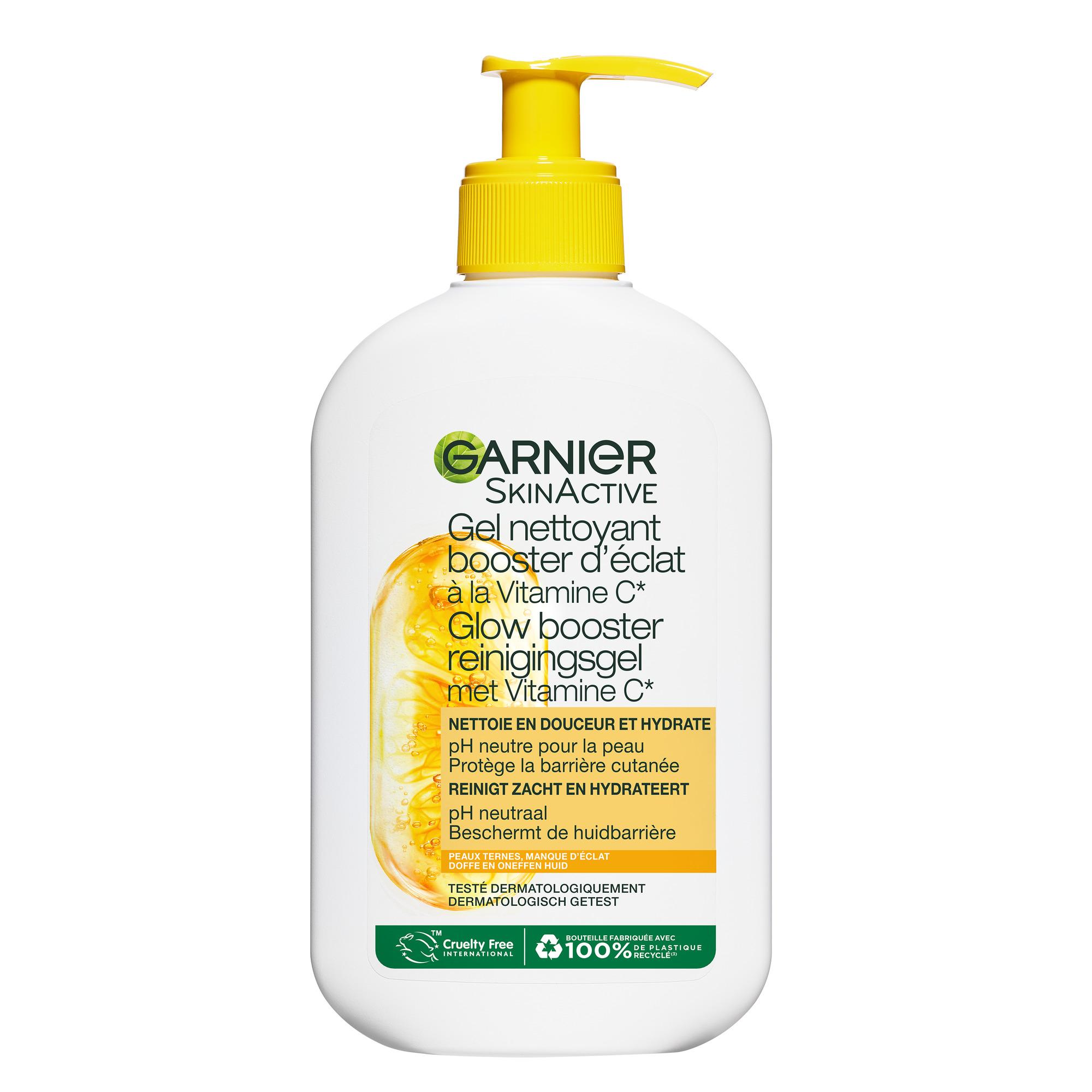 SkinActive Gel Nettoyant Booster d’éclat à la Vitamine C