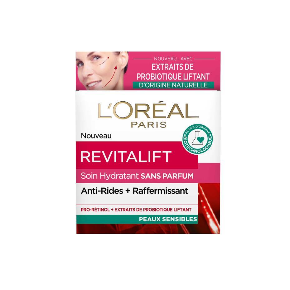 Revitalift Soin Hydratant Sans Parfum Anti-Rides + Raffermissant Peaux Sensibles