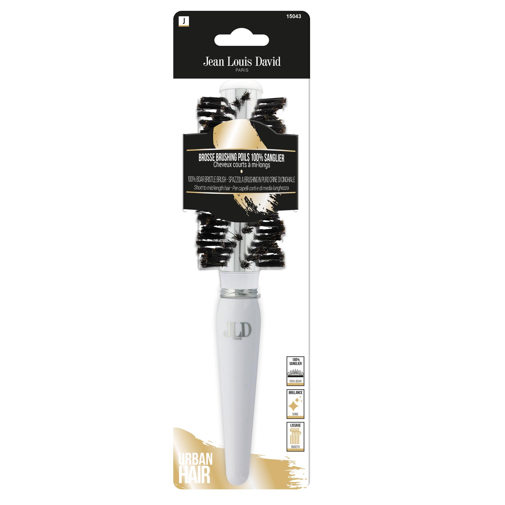 Brosse brushing poils 100% sanglier - Cheveux courts à mi-longs
