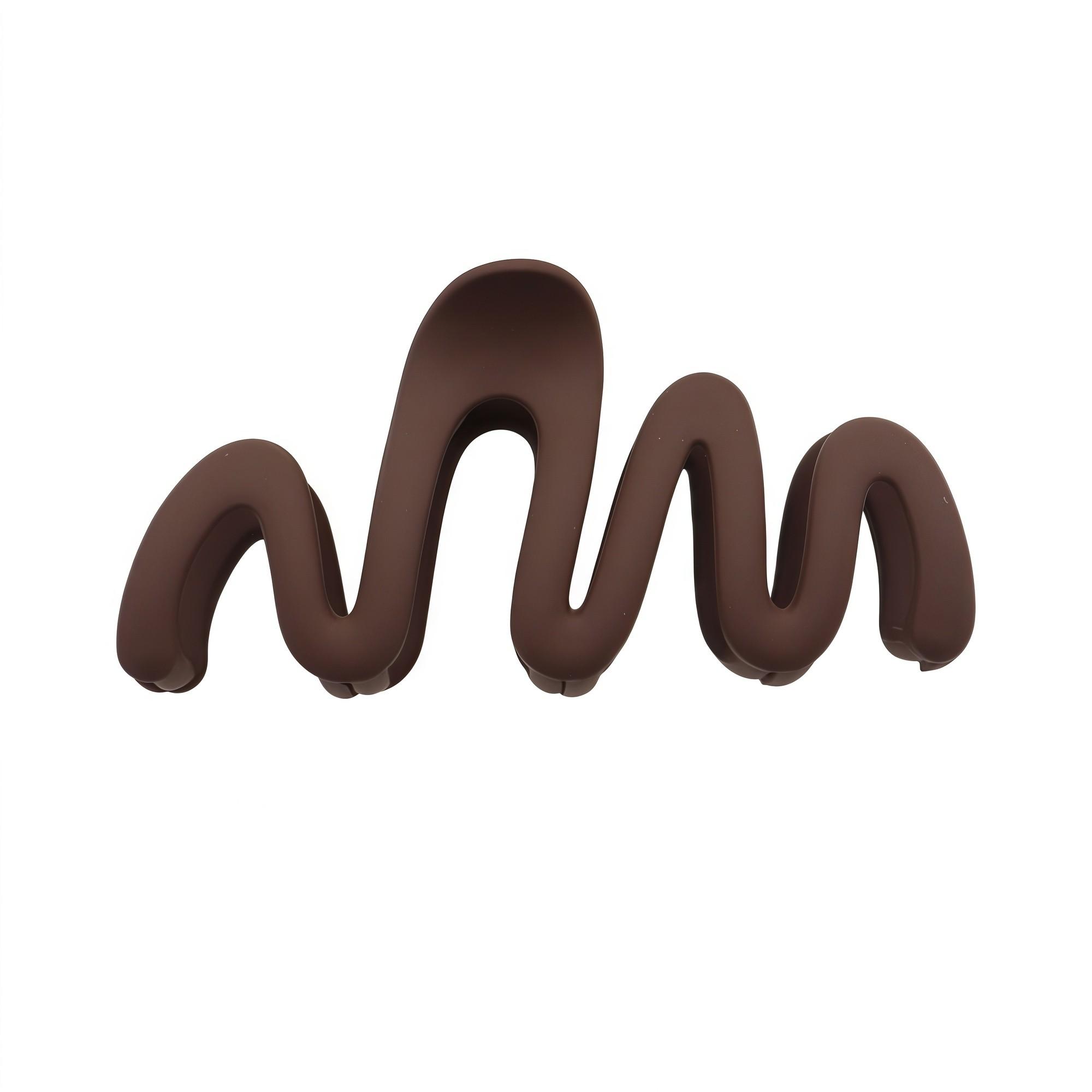 Mat bruine golfclip 10,8 cm
