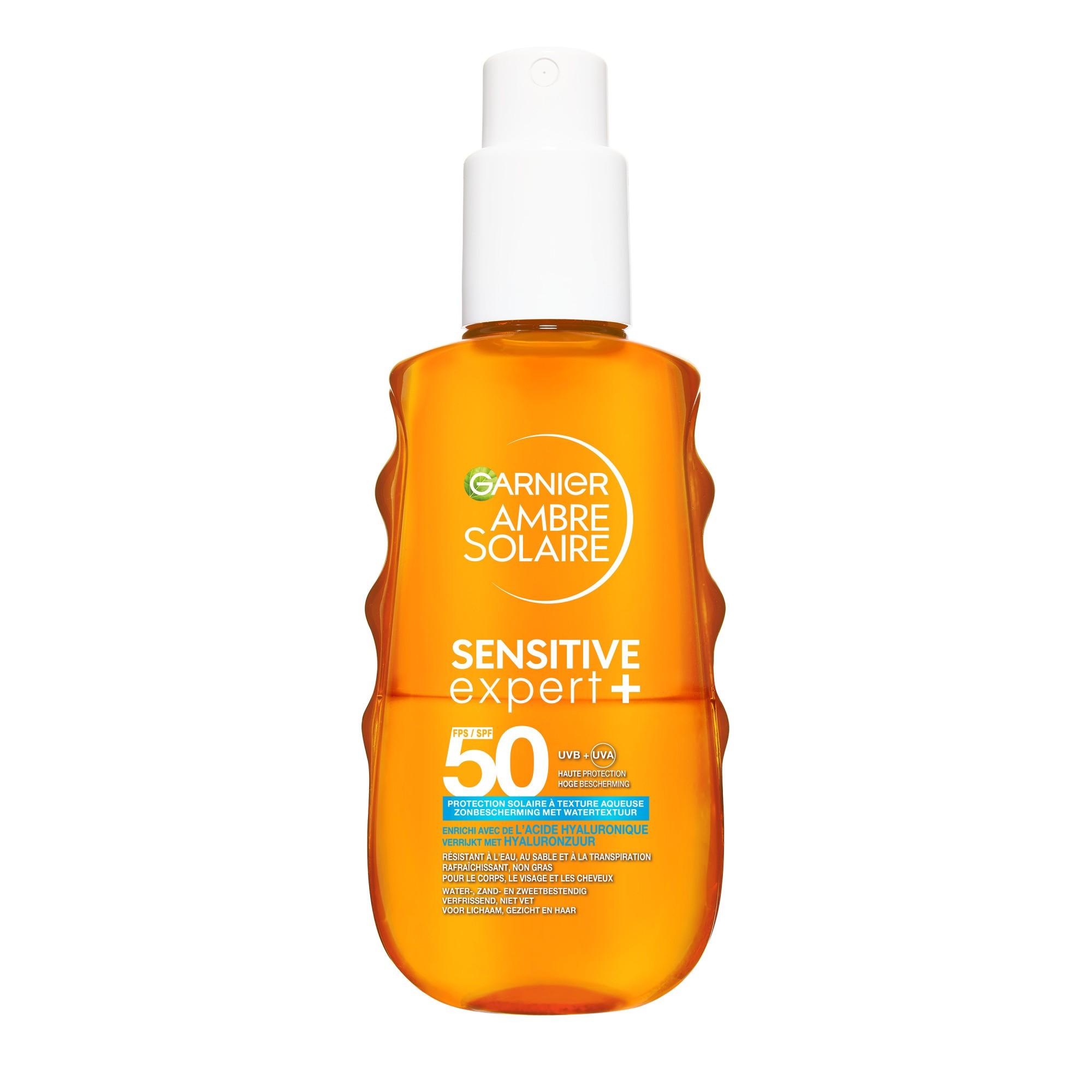 Ambre Solaire Sensitive Expert+ Protection Solaire À Texture Acqueuse FPS 50